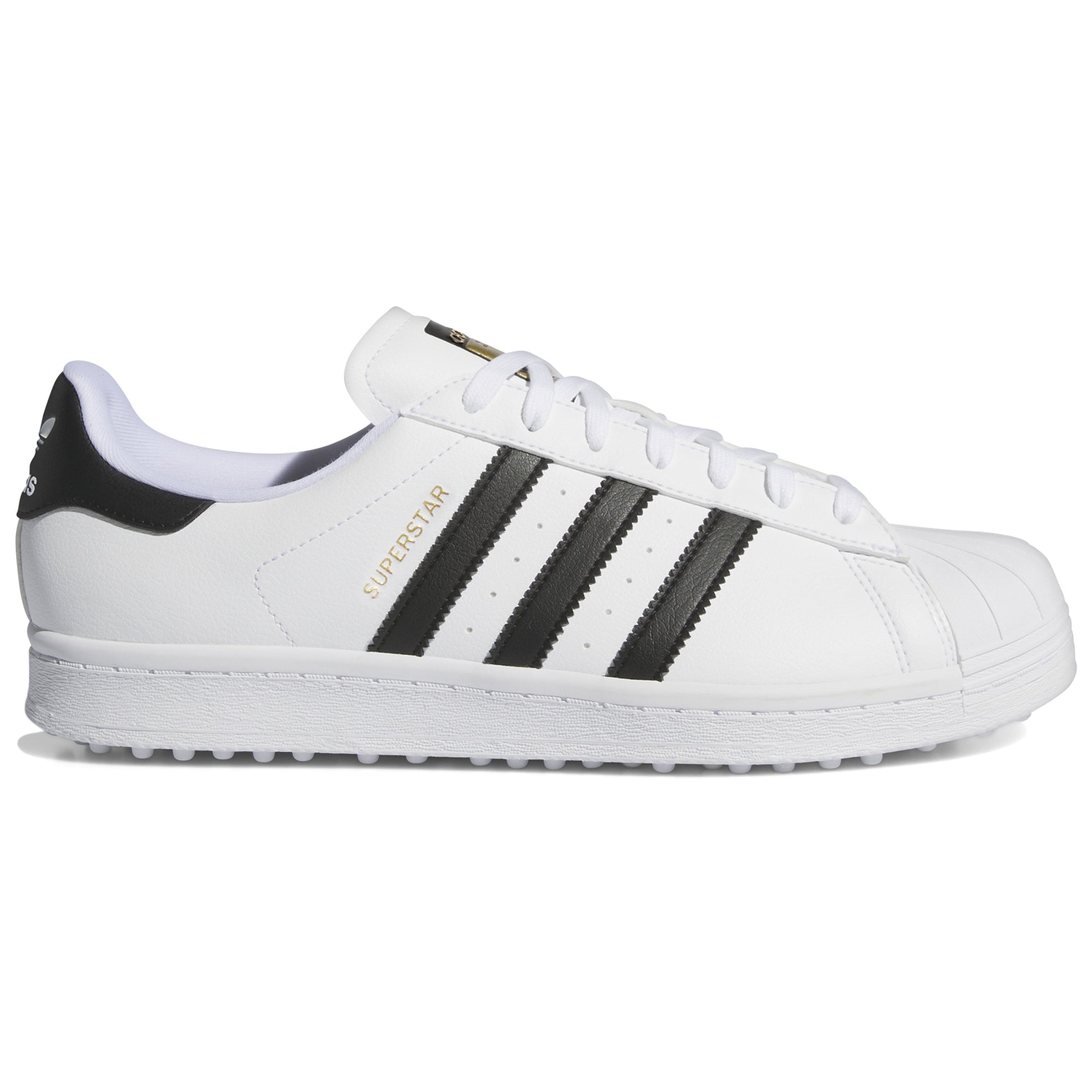 adidas Superstar SL Golf Shoes White/Core Black/Gold