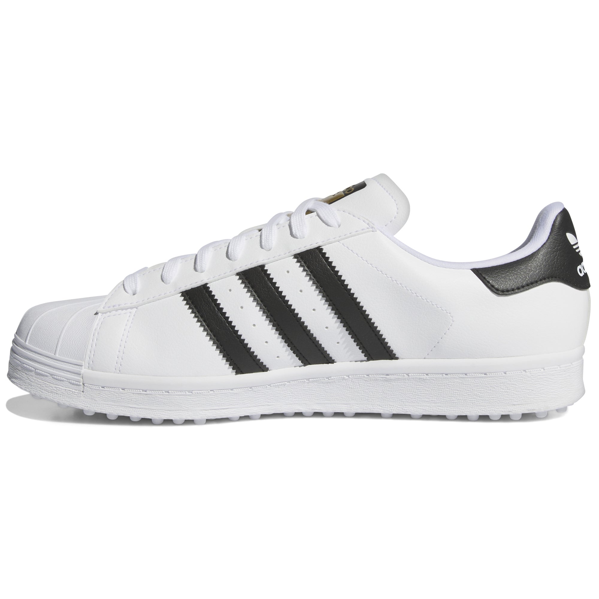 adidas Superstar SL Golf Shoes White/Core Black/Gold