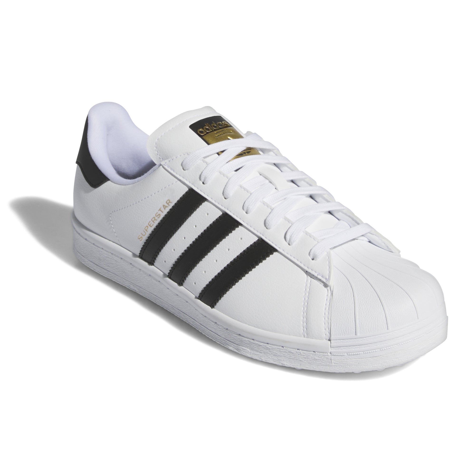 adidas Superstar SL Golf Shoes White/Core Black/Gold