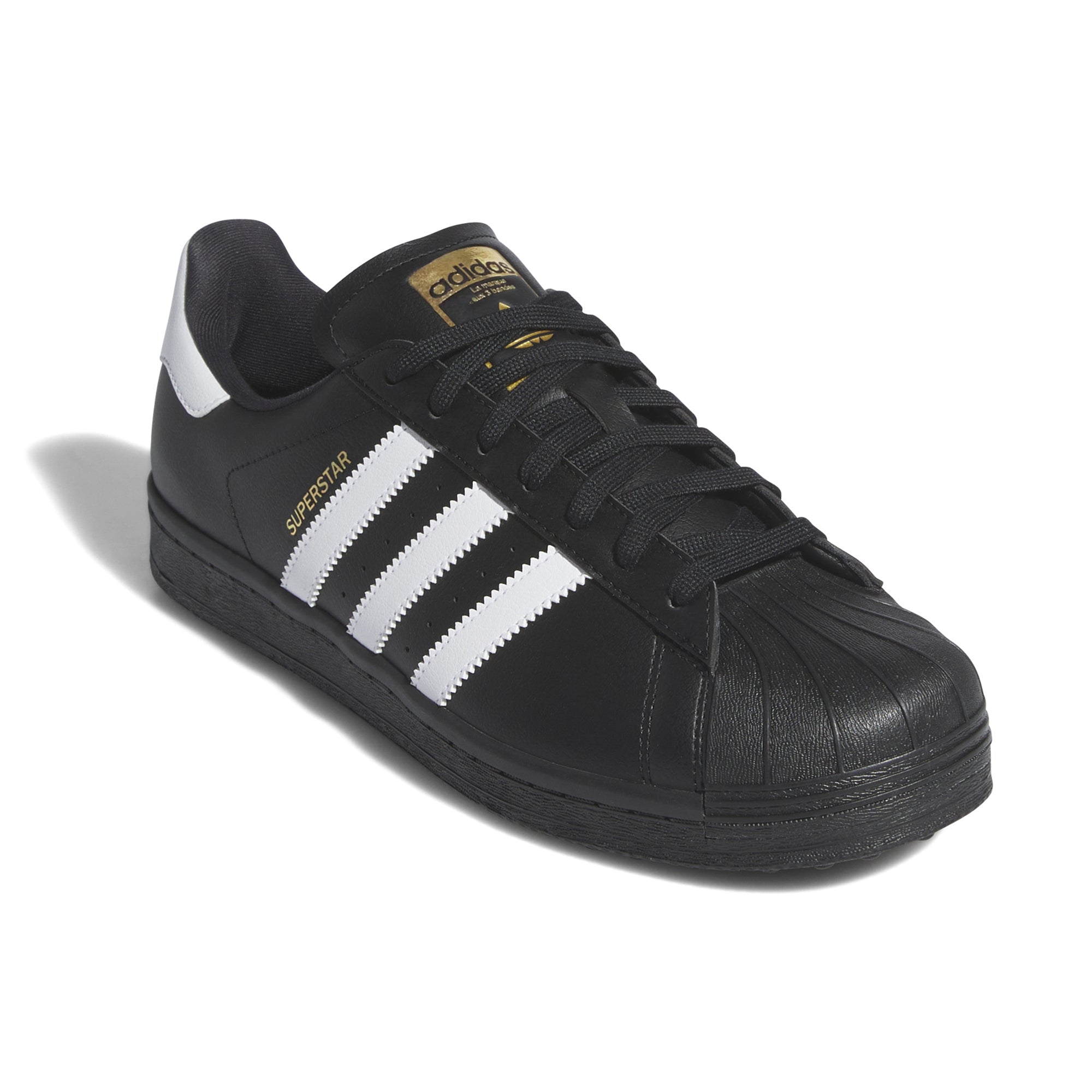 adidas Superstar SL Golf Shoes Core Black/White/Gold