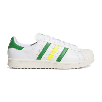 adidas Superstar SL Golf Shoes White/Green/Yellow