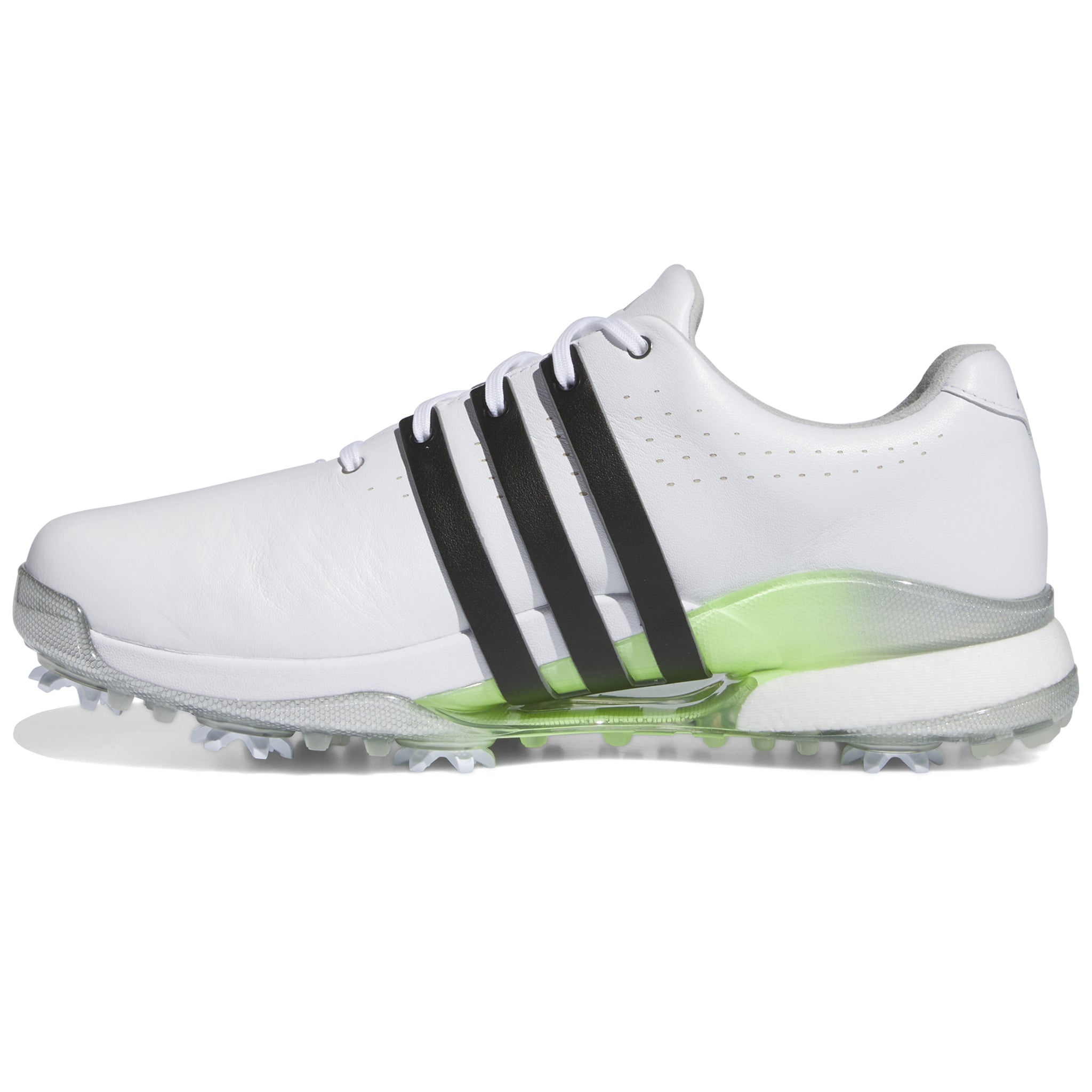 adidas Tour360 24 Golf Shoes IF0247 White Core Black Green Spark 