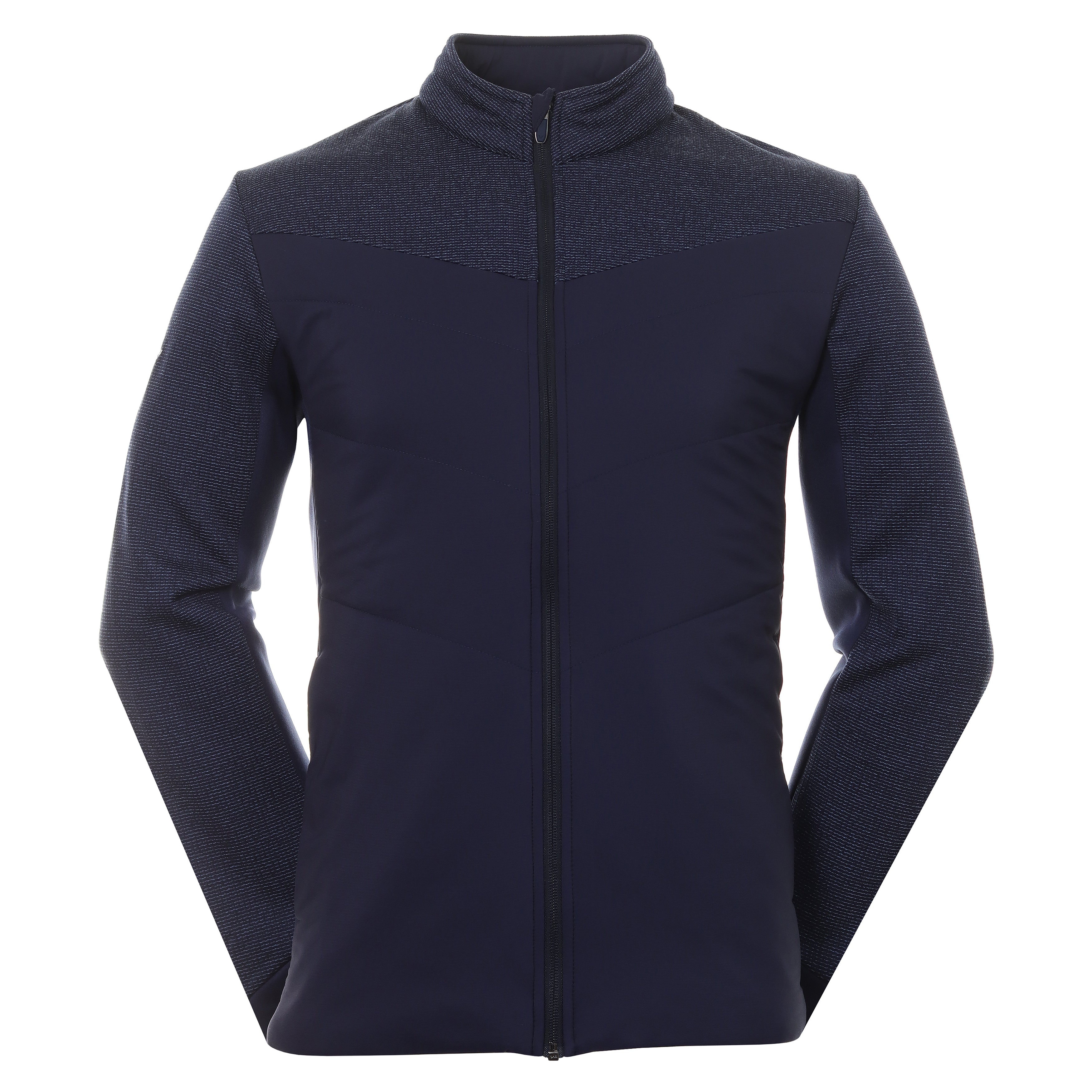 Callaway Golf Mixed Media Primaloft Jacket CGKFC0H8 Dark Navy Heather ...