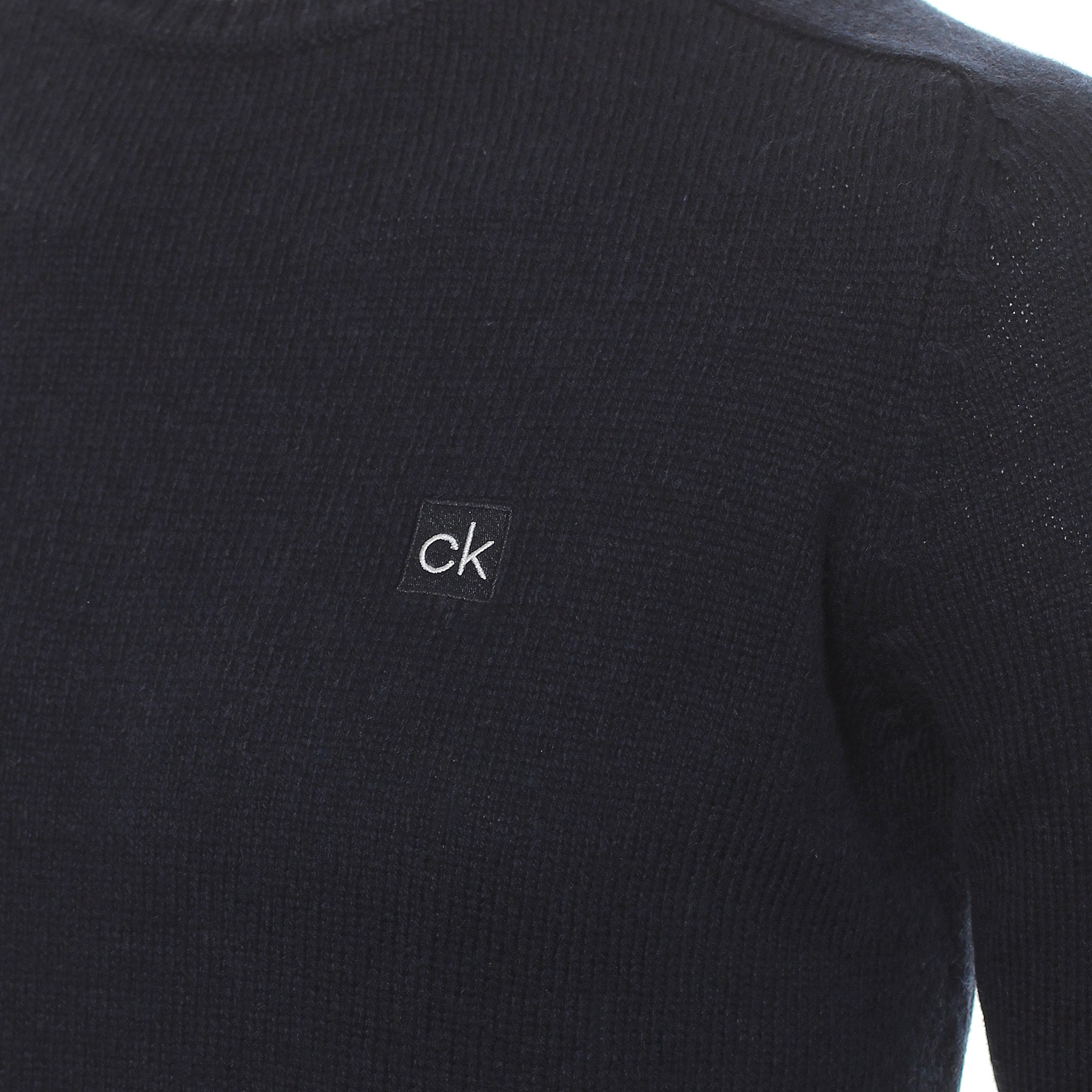 Calvin klein navy on sale jumper