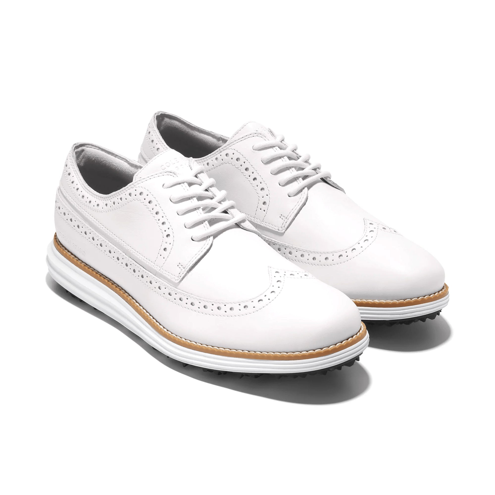 Cole Haan OriginalGrand Wing Ox Golf Shoes C37230 Optic White Natural Function18