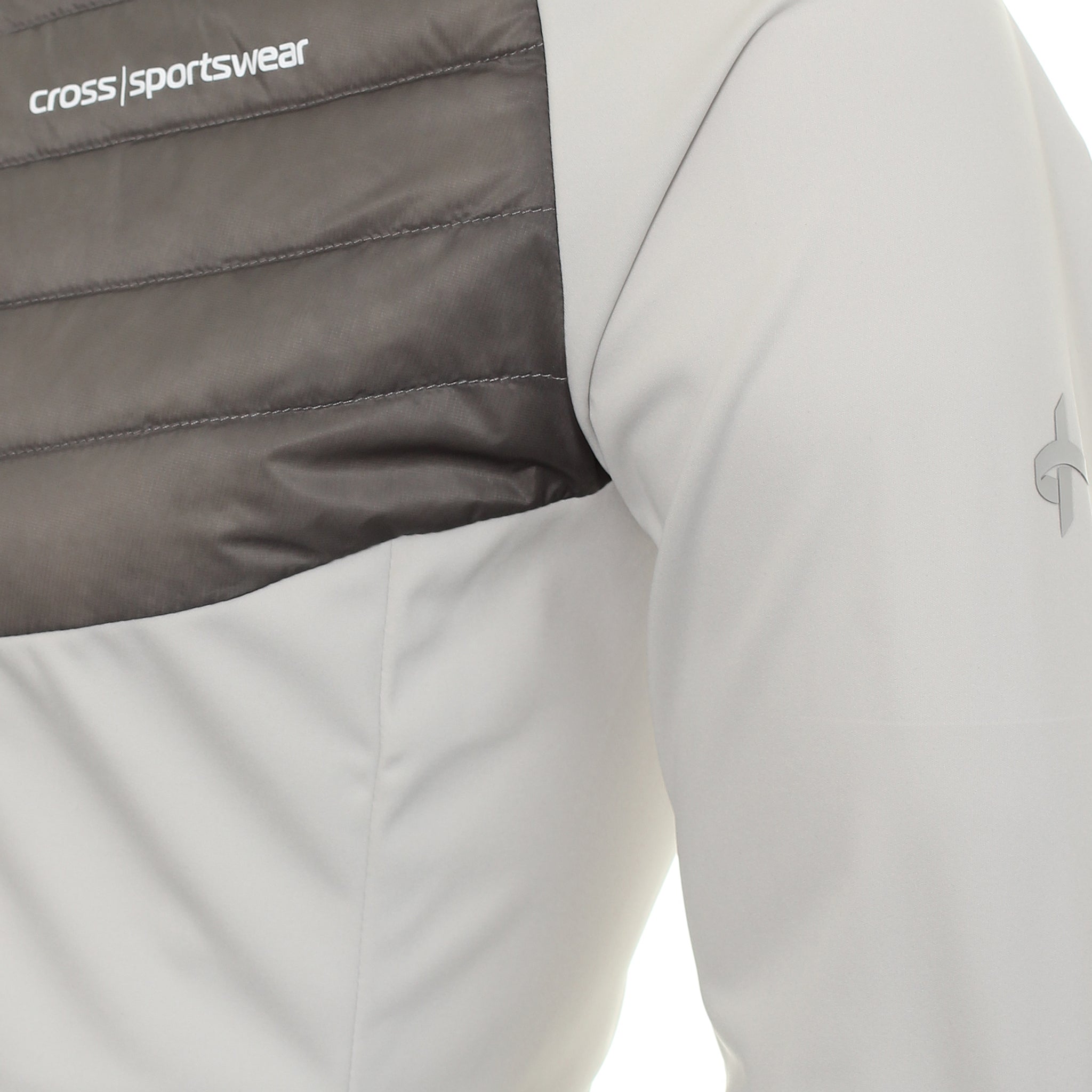 Cross Stance Hybrid Golf Jacket Pebble Grey 814