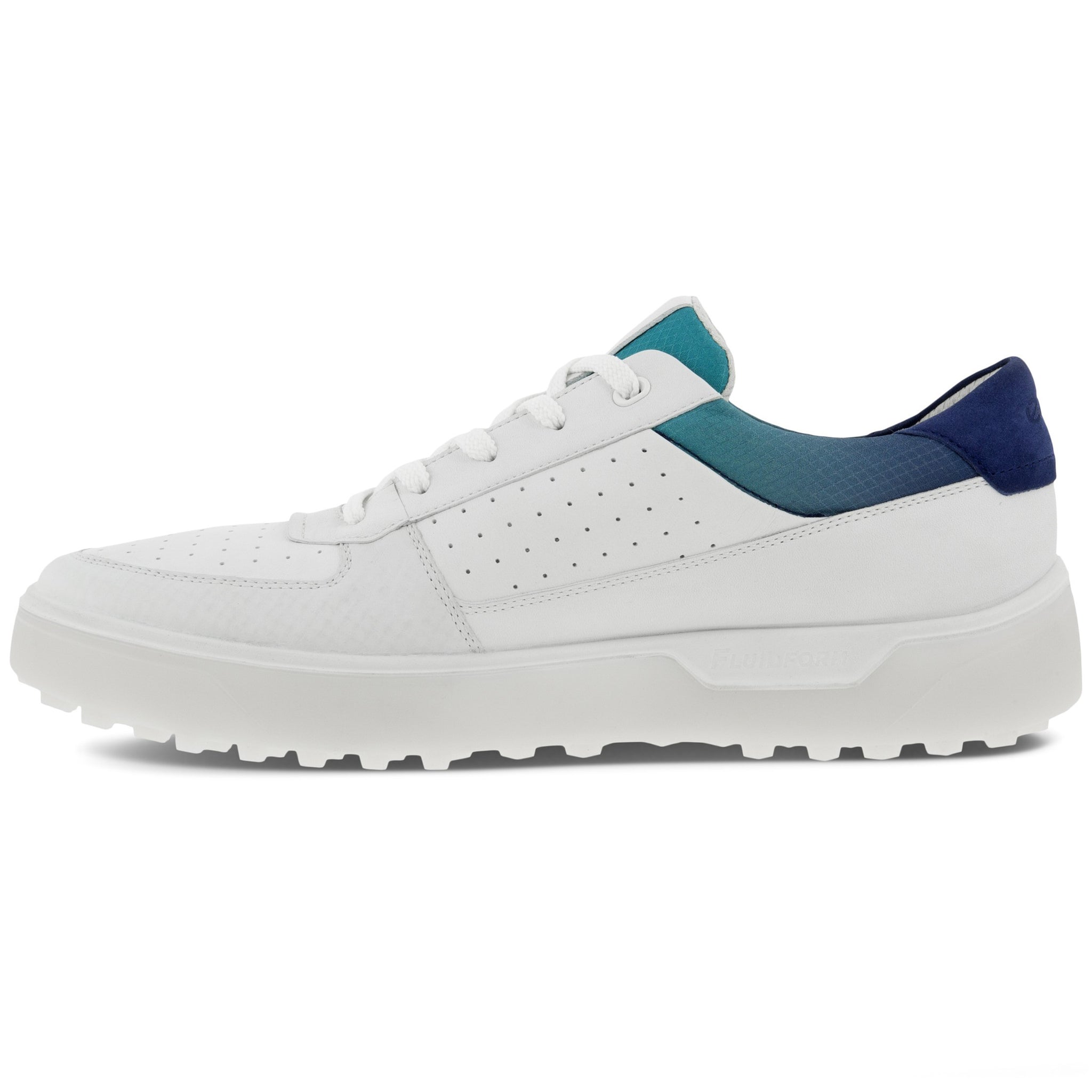 Ecco Tray Golf Shoes 100344 White Blue Depths Caribbean 60610 ...