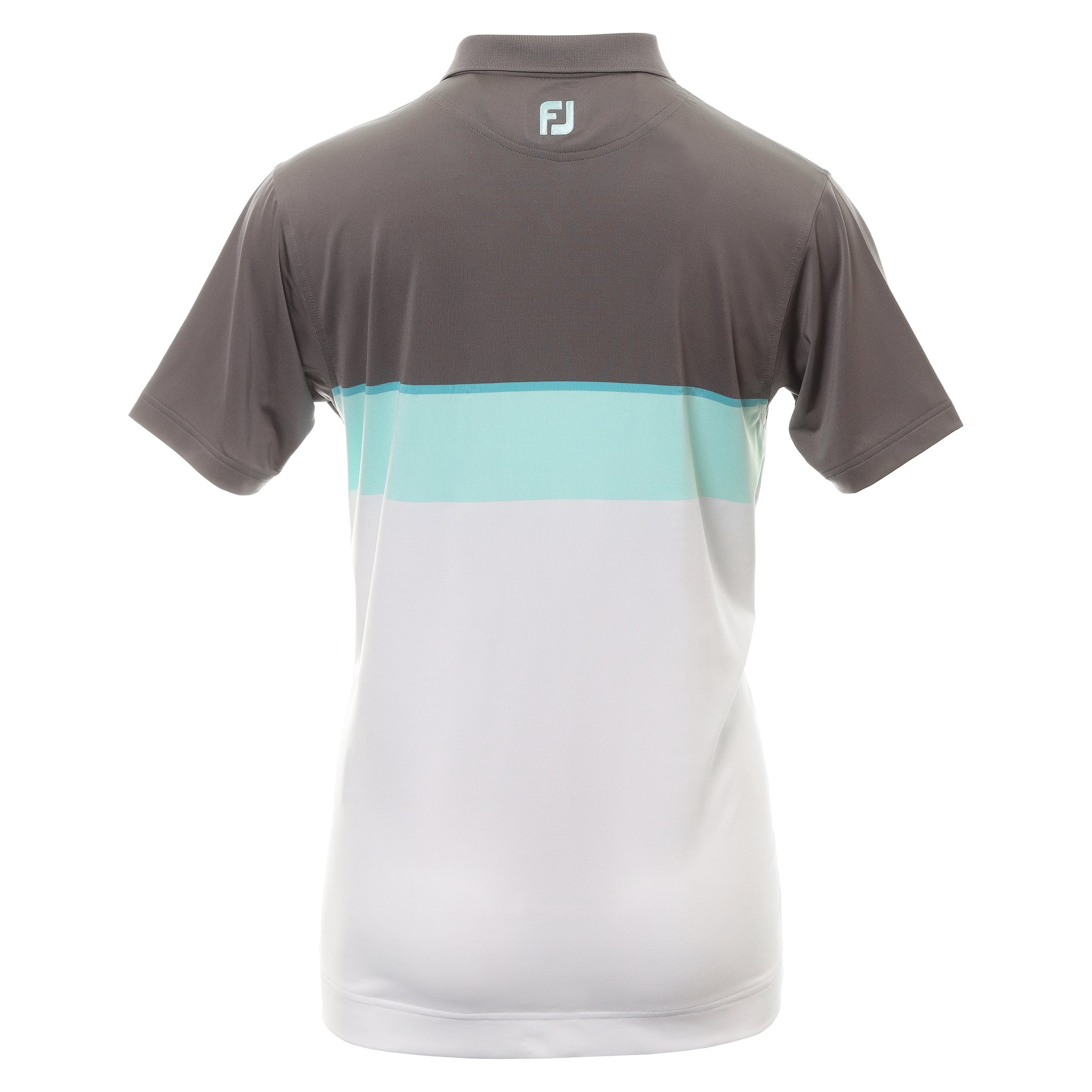 FootJoy Colour Theory Golf Shirt 80099 Lava Maui Blue Aqua Surf White ...