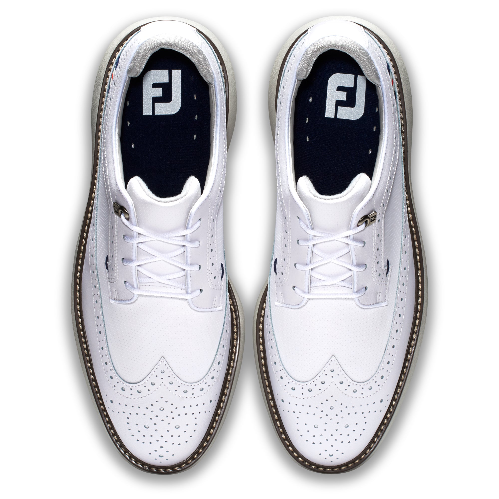 FootJoy FJ Traditions Golf Shoes 57910 White | Function18