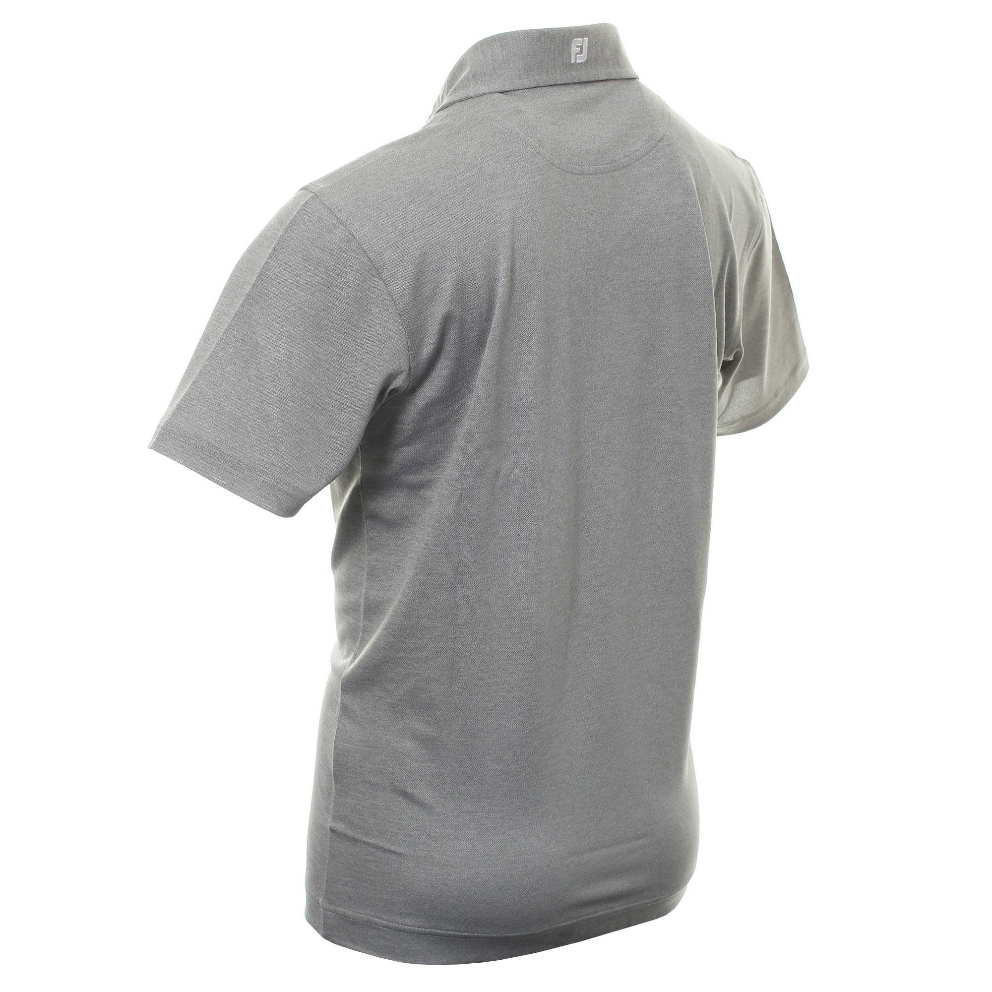 FootJoy Stretch Pique Solid Golf Shirt 91819 Heather Grey | Function18