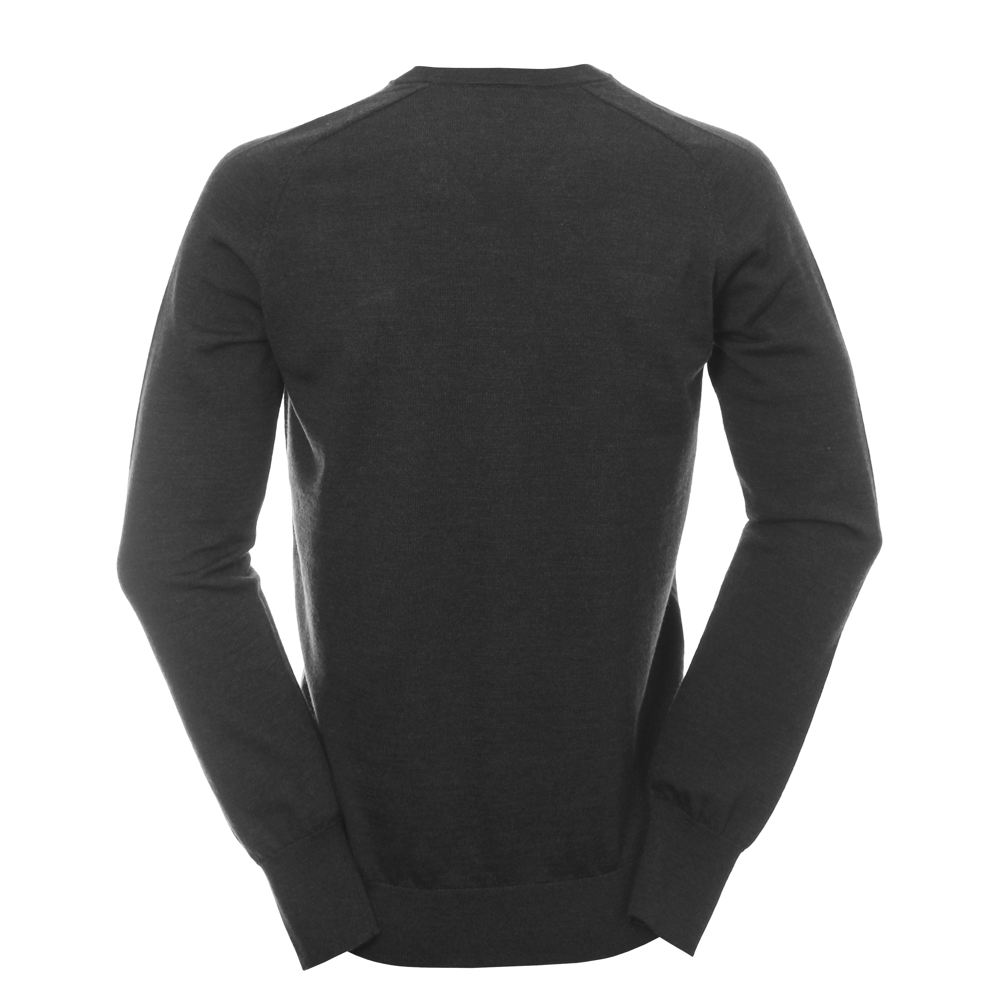 Galvin Green Carl V-Neck Sweater Black Melange 9089 & Function18