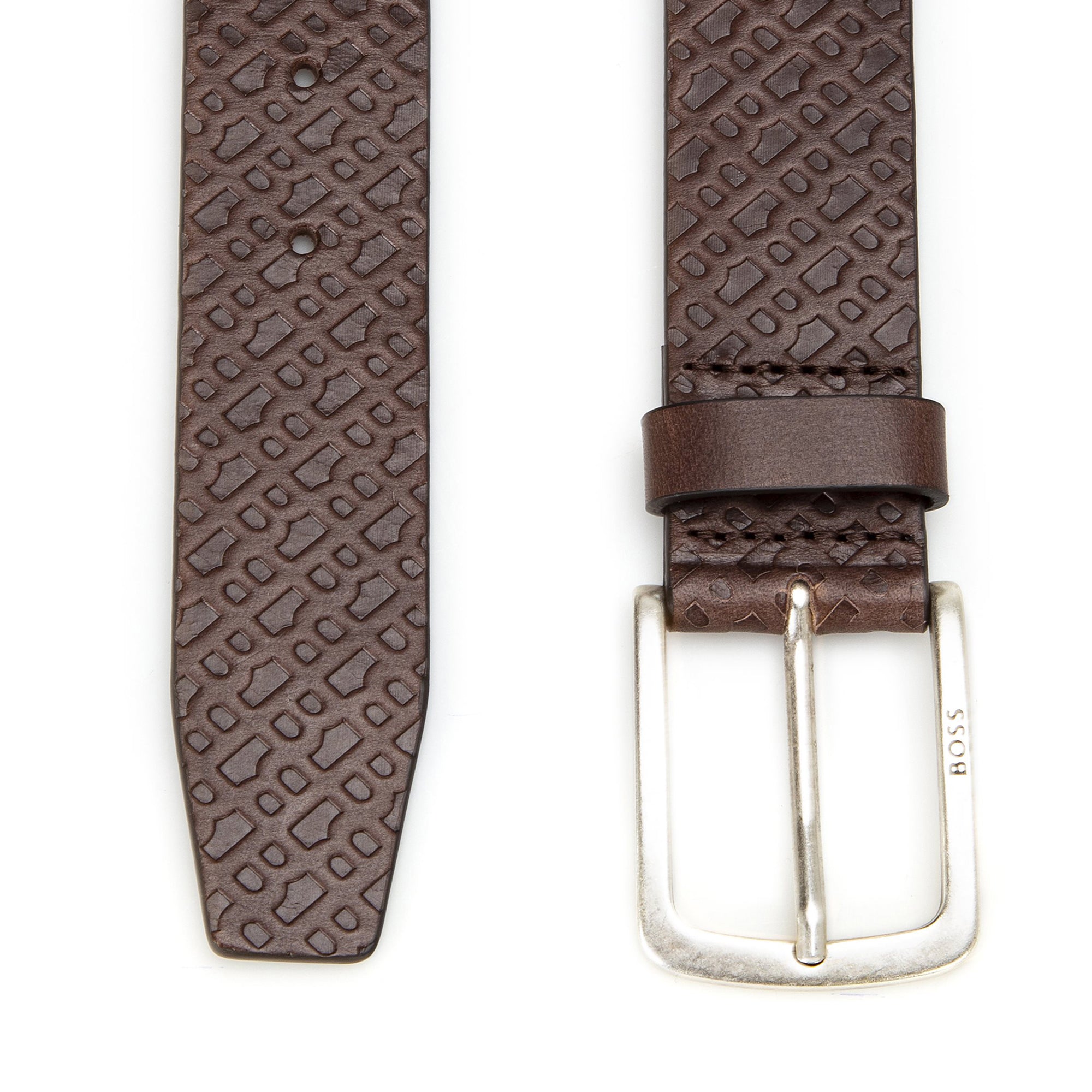 BOSS Jor-B-Ve Golf Belt 50475115 Dark Brown 202 | Function18