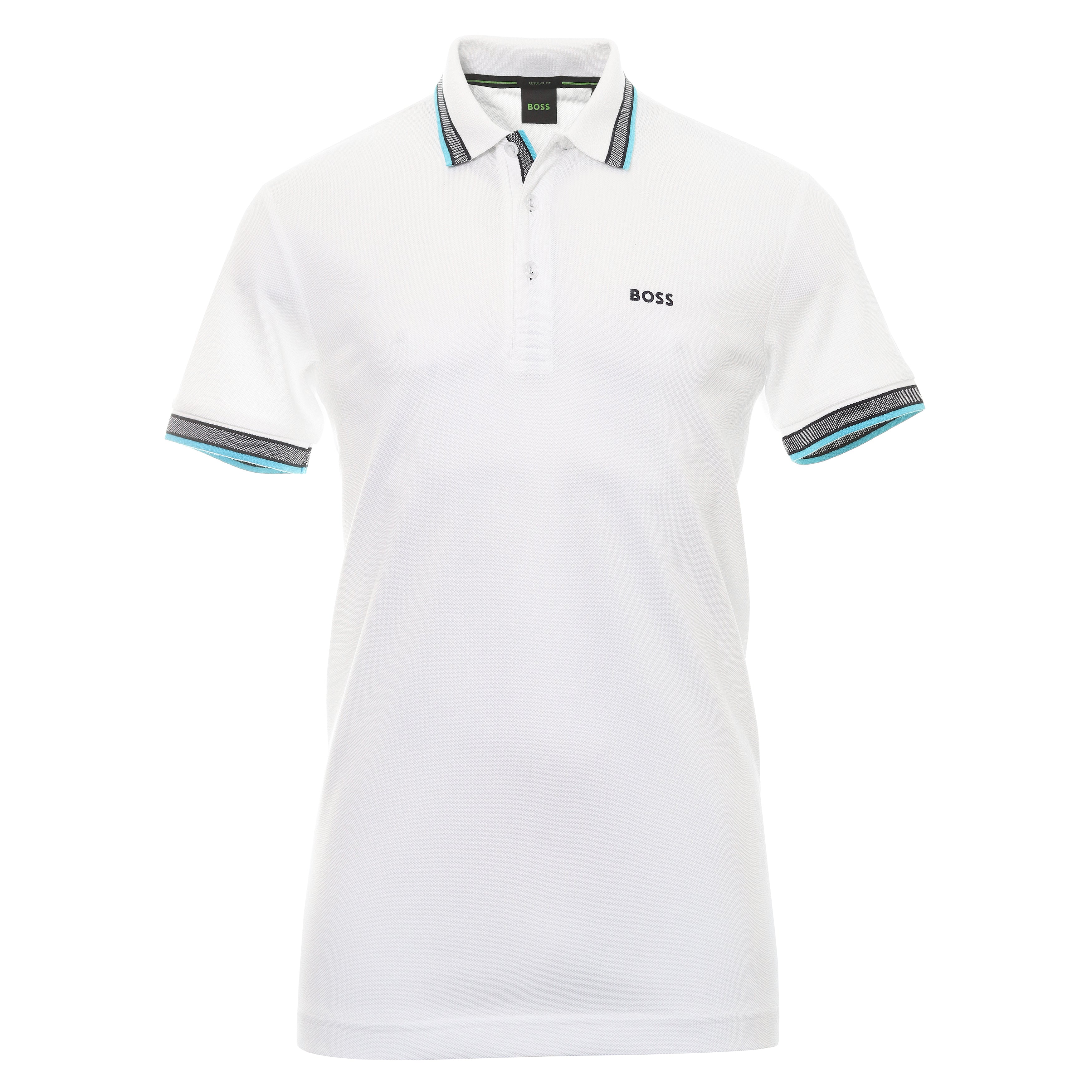 BOSS Paddy Polo Shirt 50468983 White 106 | Function18 | Restrictedgs