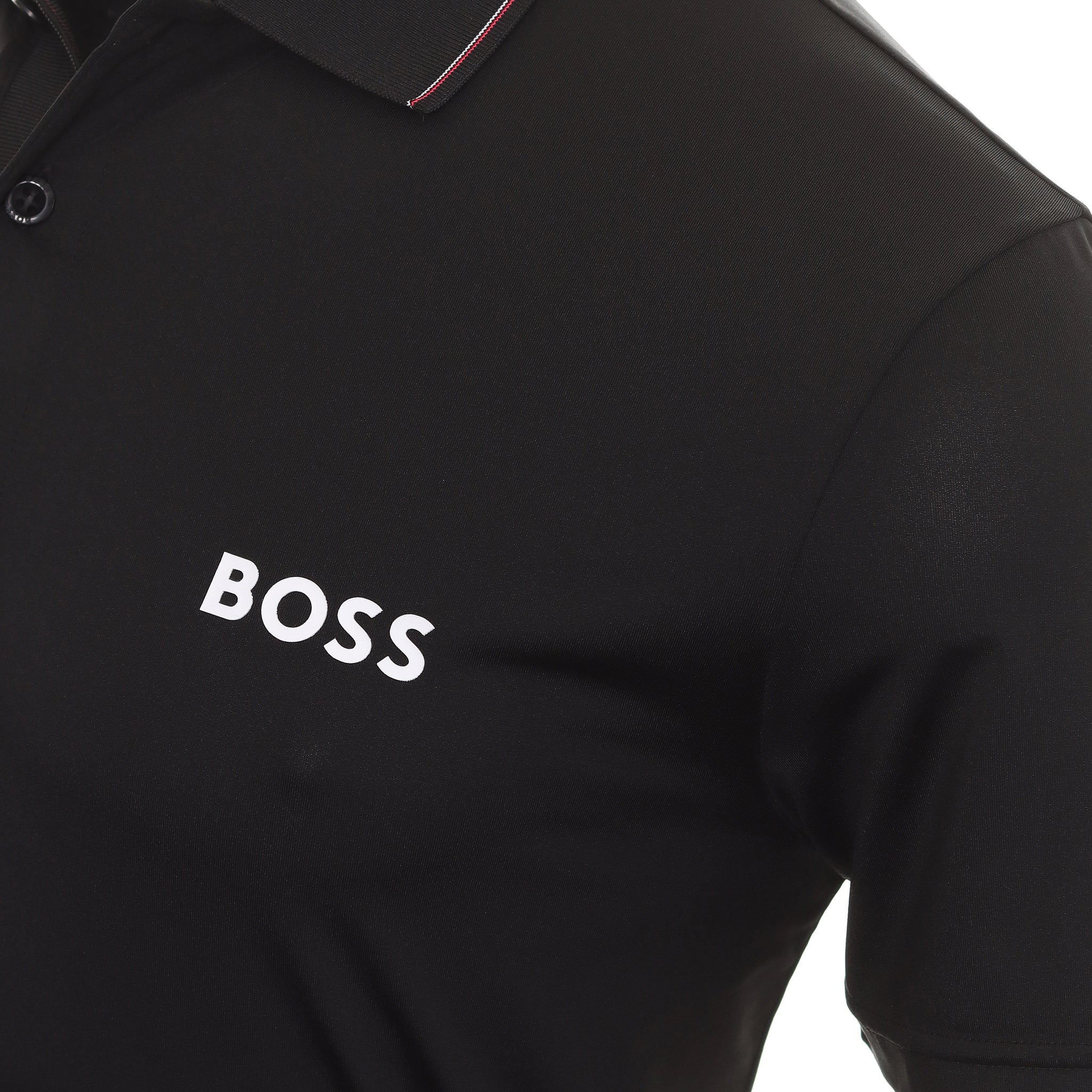 BOSS Paddytech Polo Shirt 50481146 Black 001 | Function18 | Restrictedgs