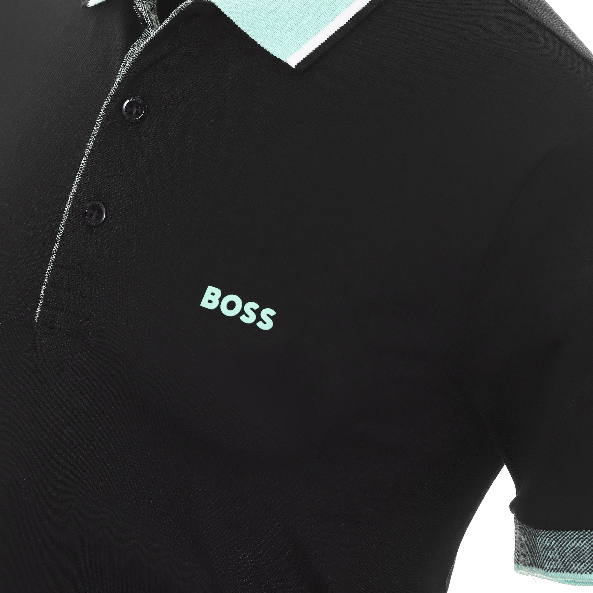 BOSS Paule Polo Shirt 50471914 Black 001 | Function18