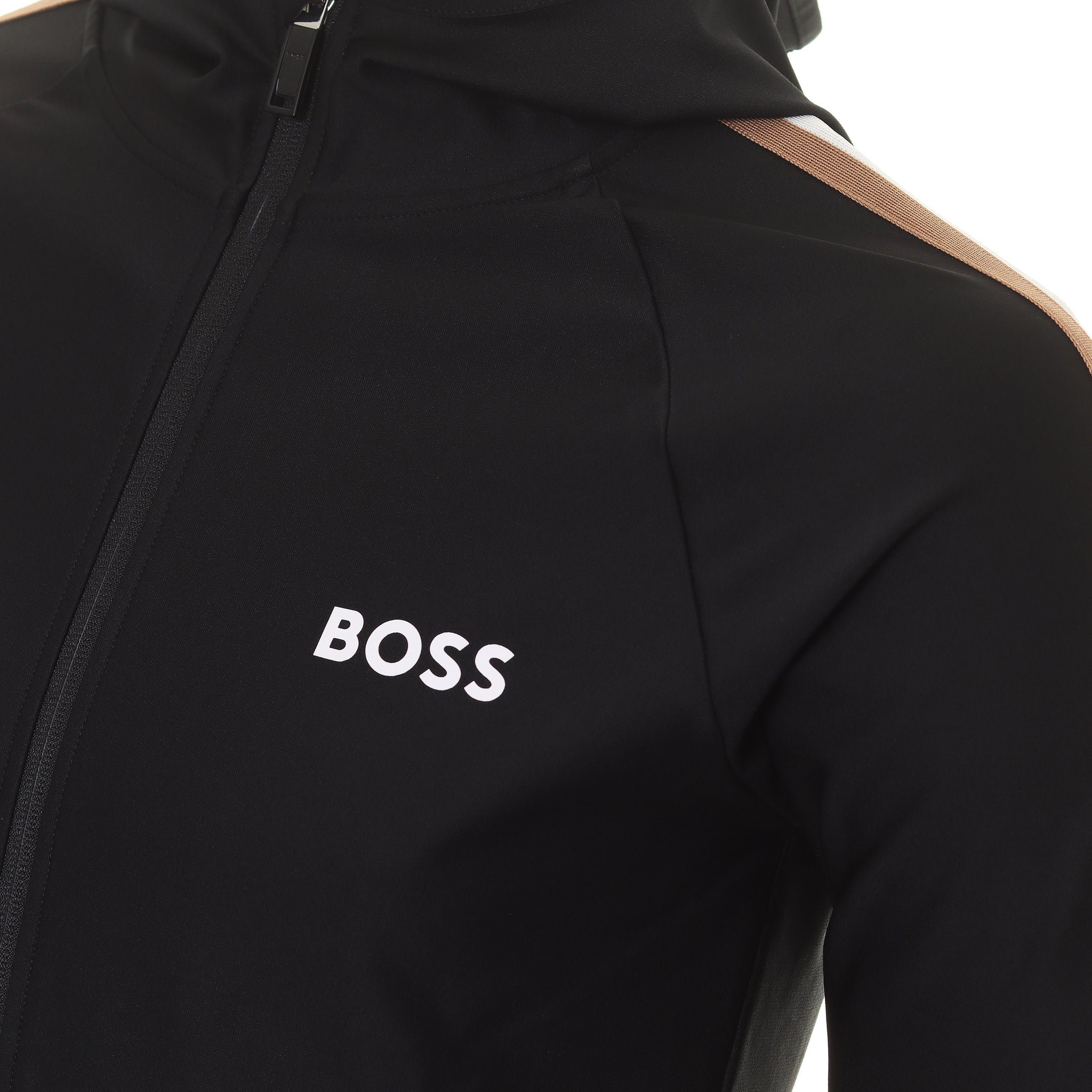BOSS Sicon MB 1 Full Zip Hooded Mid Layer 50490646 Black 001 ...