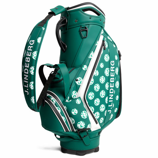 J.Lindeberg Golf Staff Bag GMAC08063 Rain Forest Sphere Dot M488