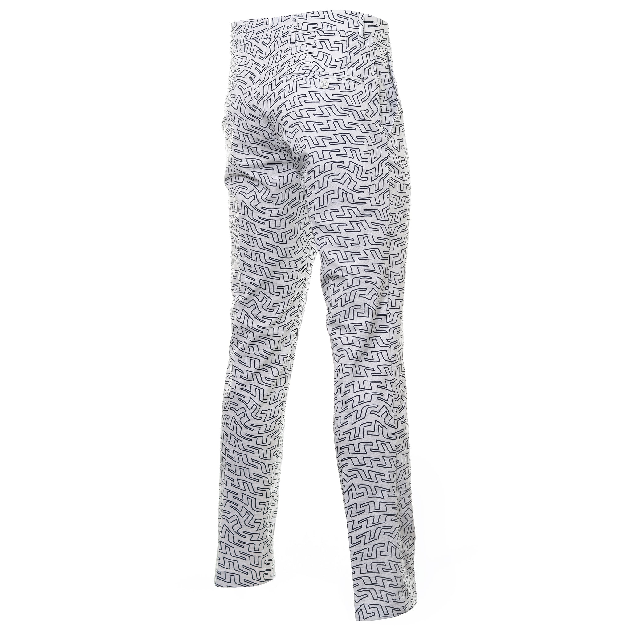 J.Lindeberg Golf Tim Pant GMPA07921 White Outline Bridge Swirl A035 ...