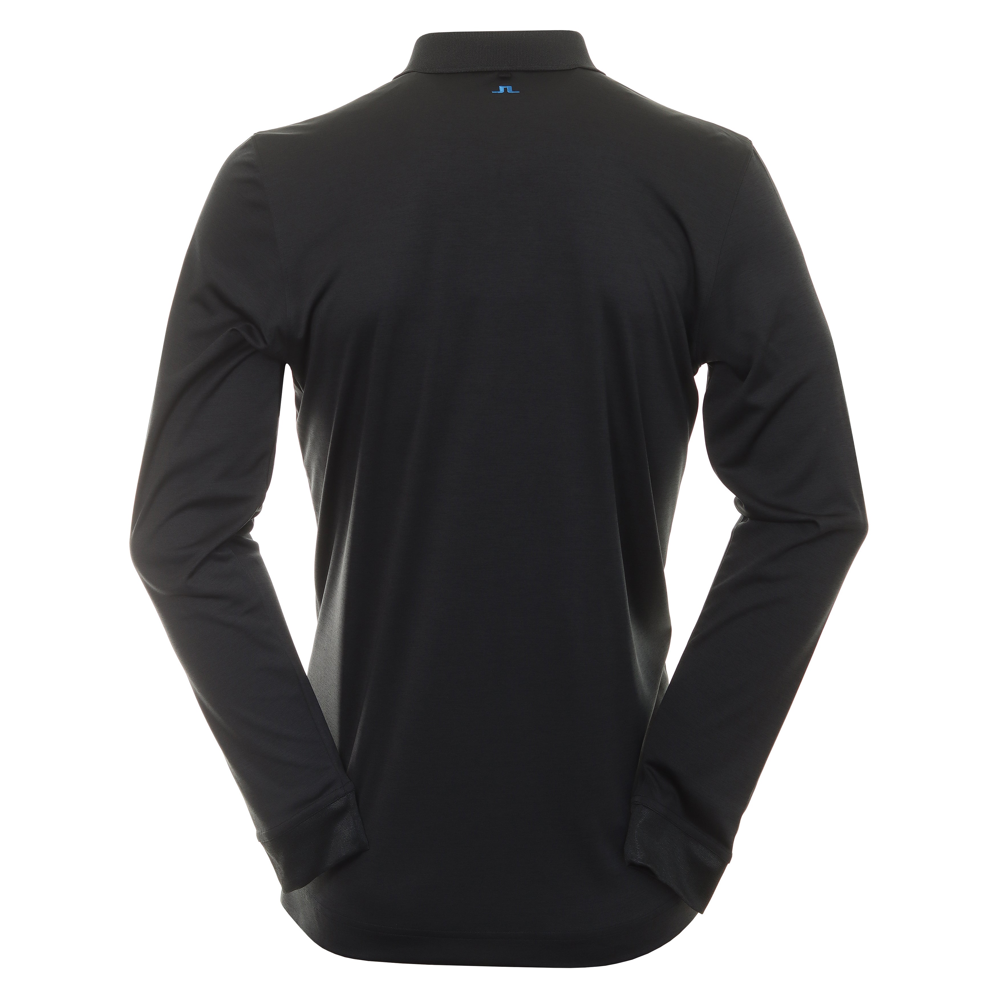 J.Lindeberg Golf Tour Tech Long Sleeve Polo Shirt GMJT07634 Black ...