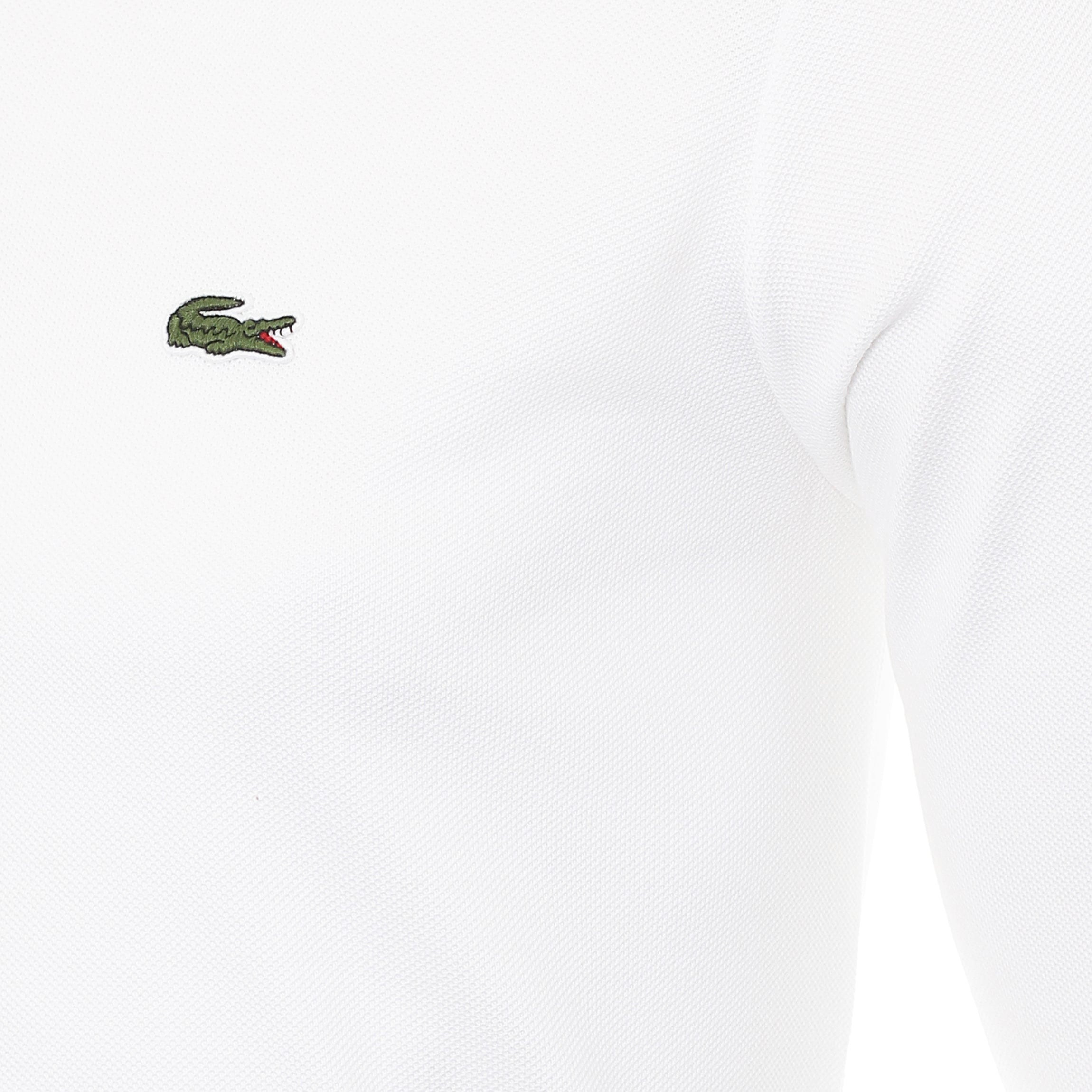 Lacoste Long Sleeve Classic Pique Polo Shirt White