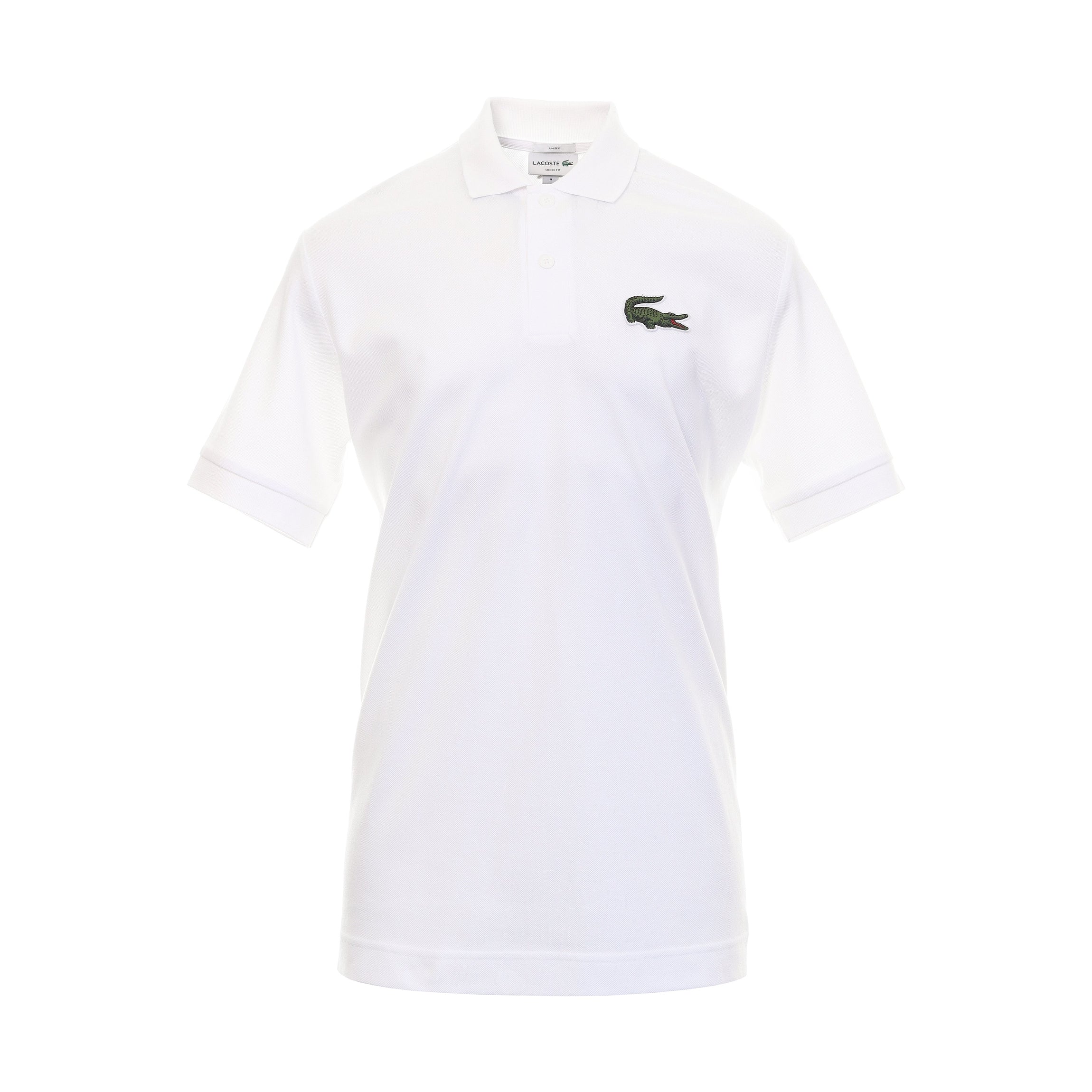 lacoste oversized croc polo shirt