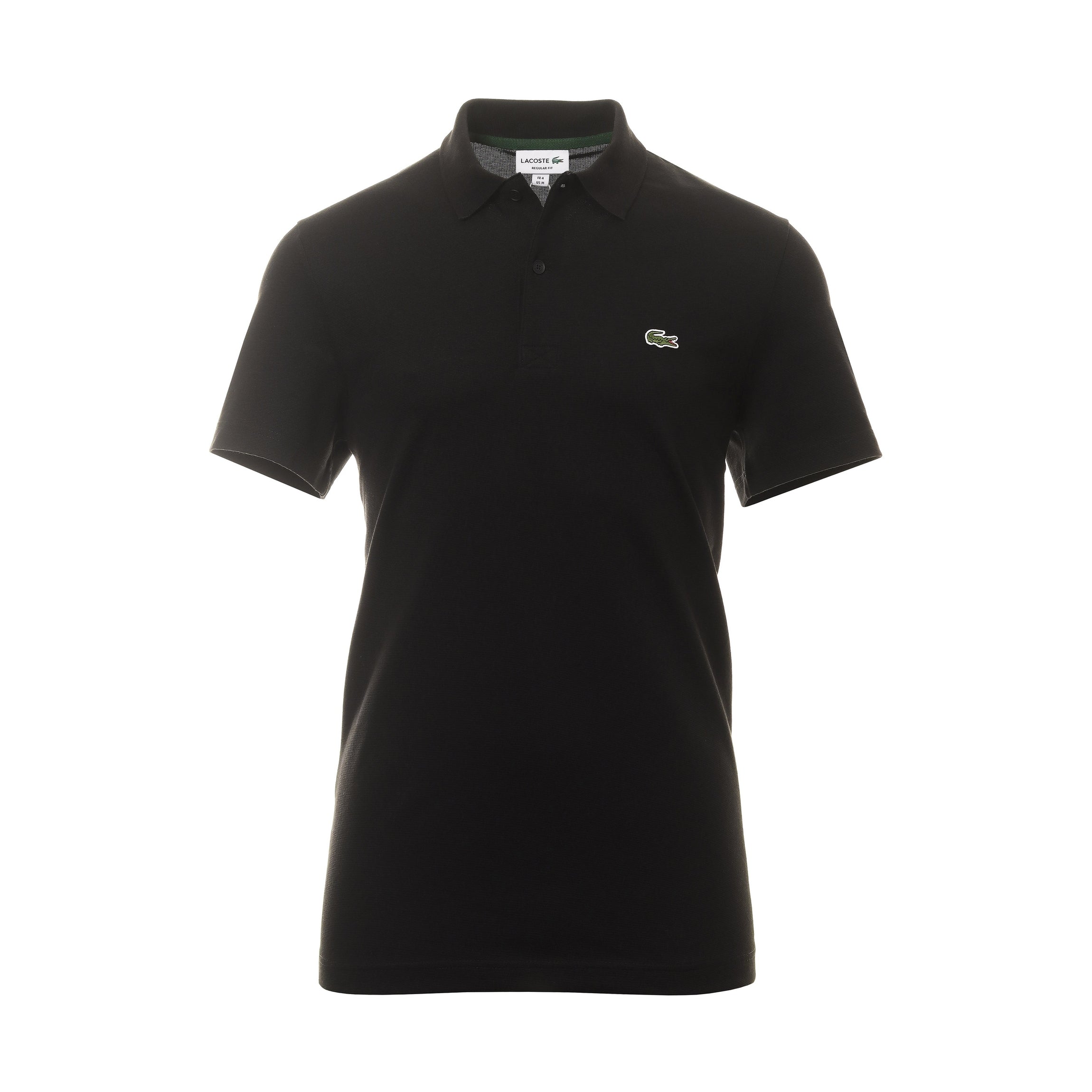 lacoste mens black polo shirt