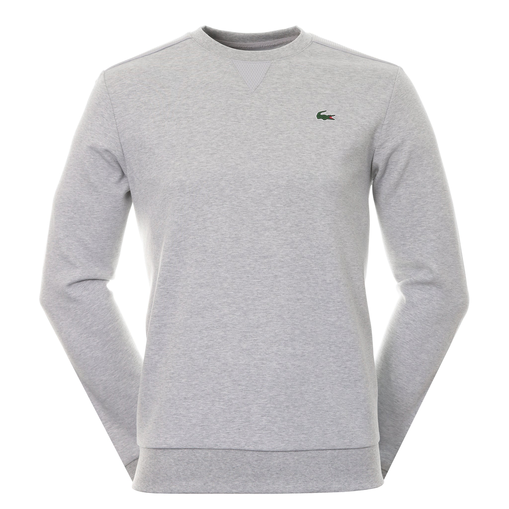 Lacoste sport crew discount neck sweatshirt grey