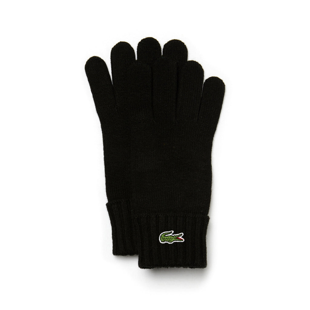 Lacoste shop leather gloves