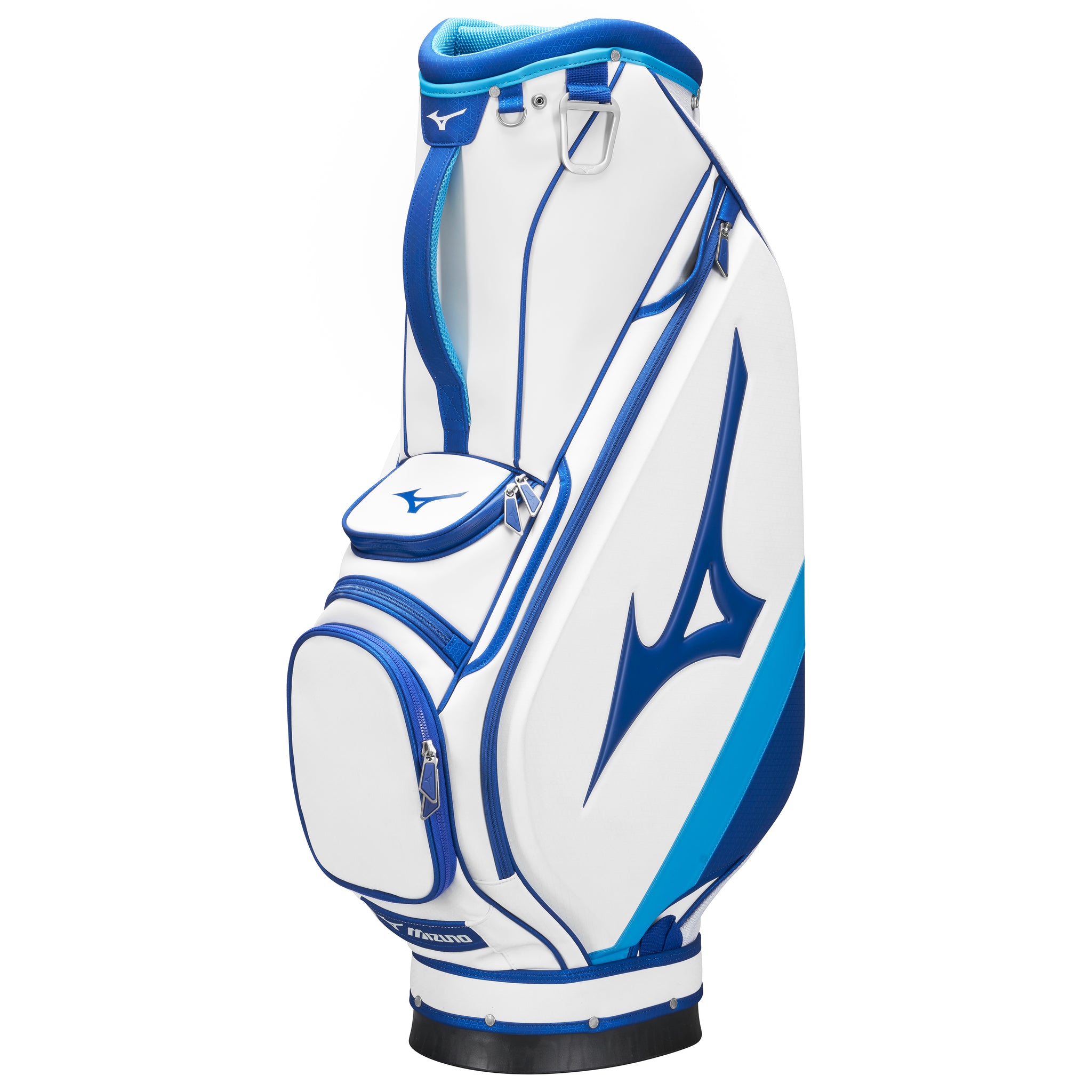 Mizuno Golf Tour Staff Cart Bag White/Blue 01