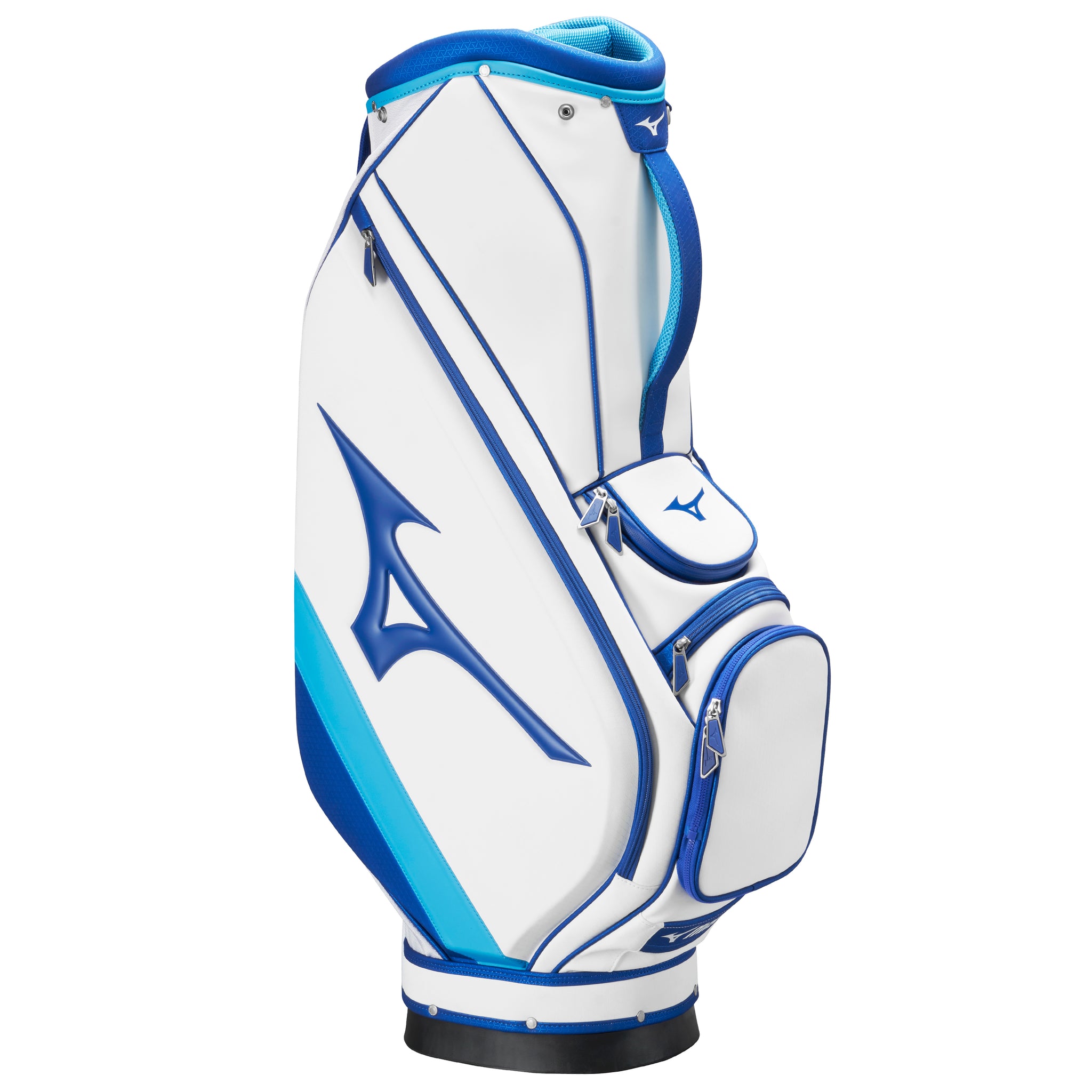 Mizuno Golf Tour Staff Cart Bag White/Blue 01