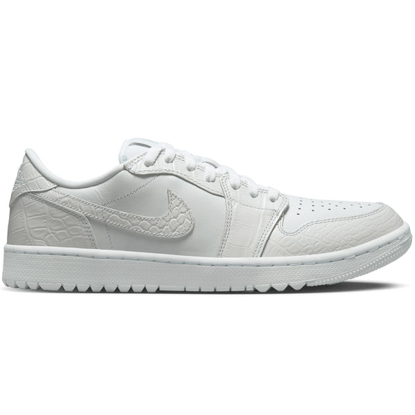 Nike Golf Air Jordan 1 Low G Golf Shoes DD9315 White Croc 110