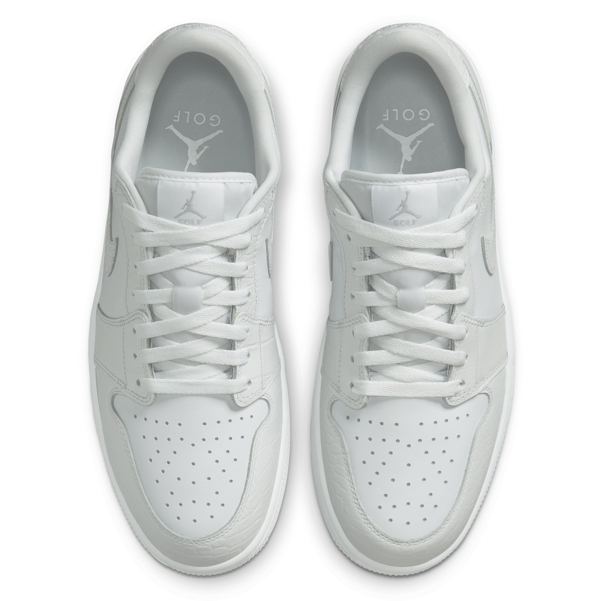 Nike Golf Air Jordan 1 Low G Golf Shoes DD9315 White Croc 110