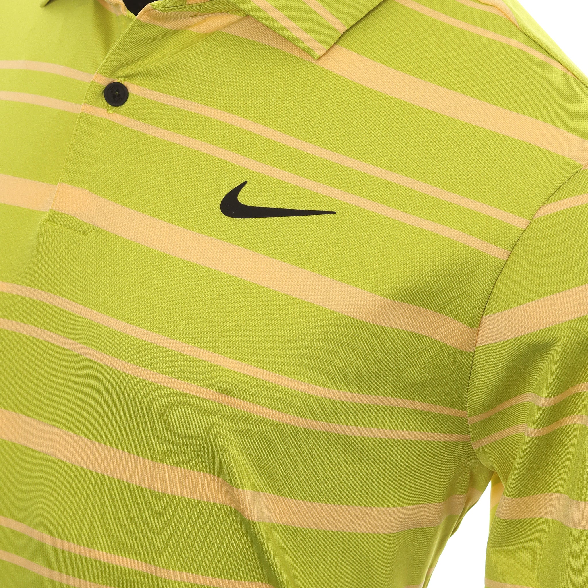 Nike Golf Dri-Fit Tour Stripe Shirt DR5300 Bright Cactus 308 ...