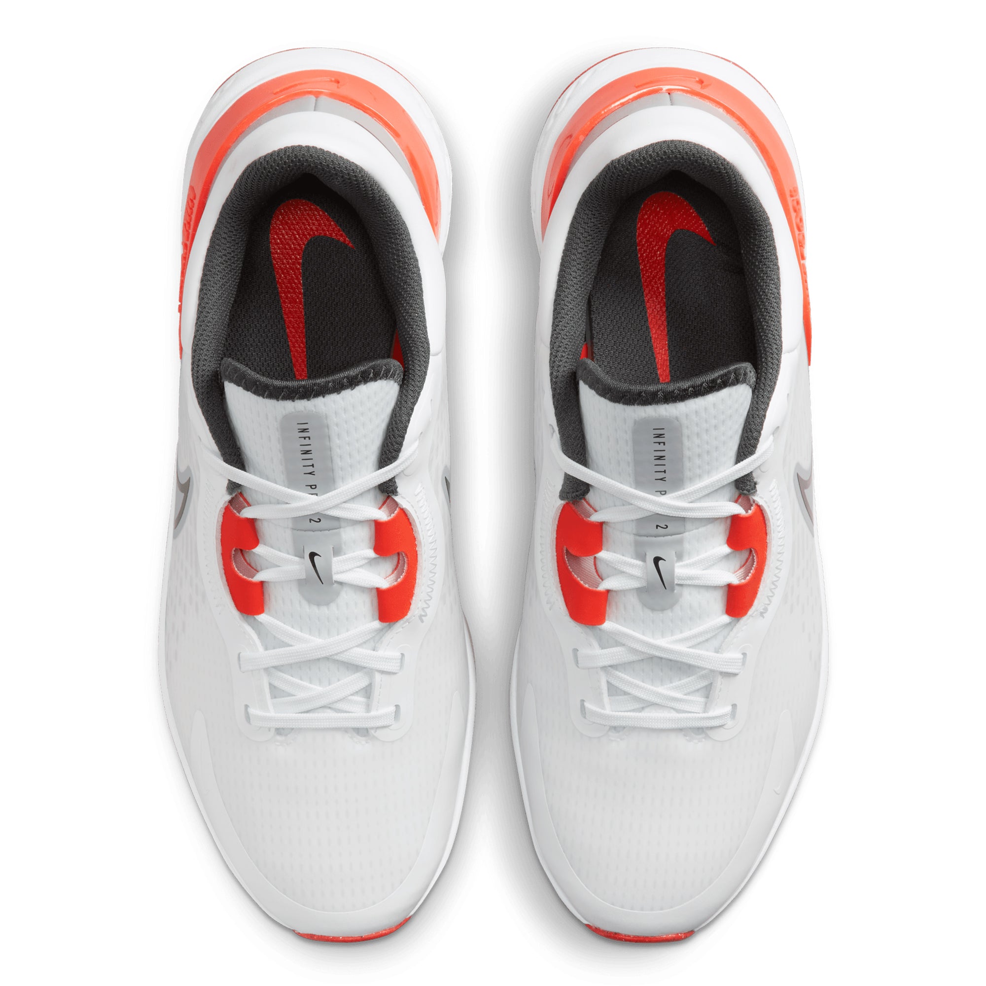 Nike Golf Infinity Pro 2 Shoes DJ5593 White Wolf Grey Picante Red Black ...