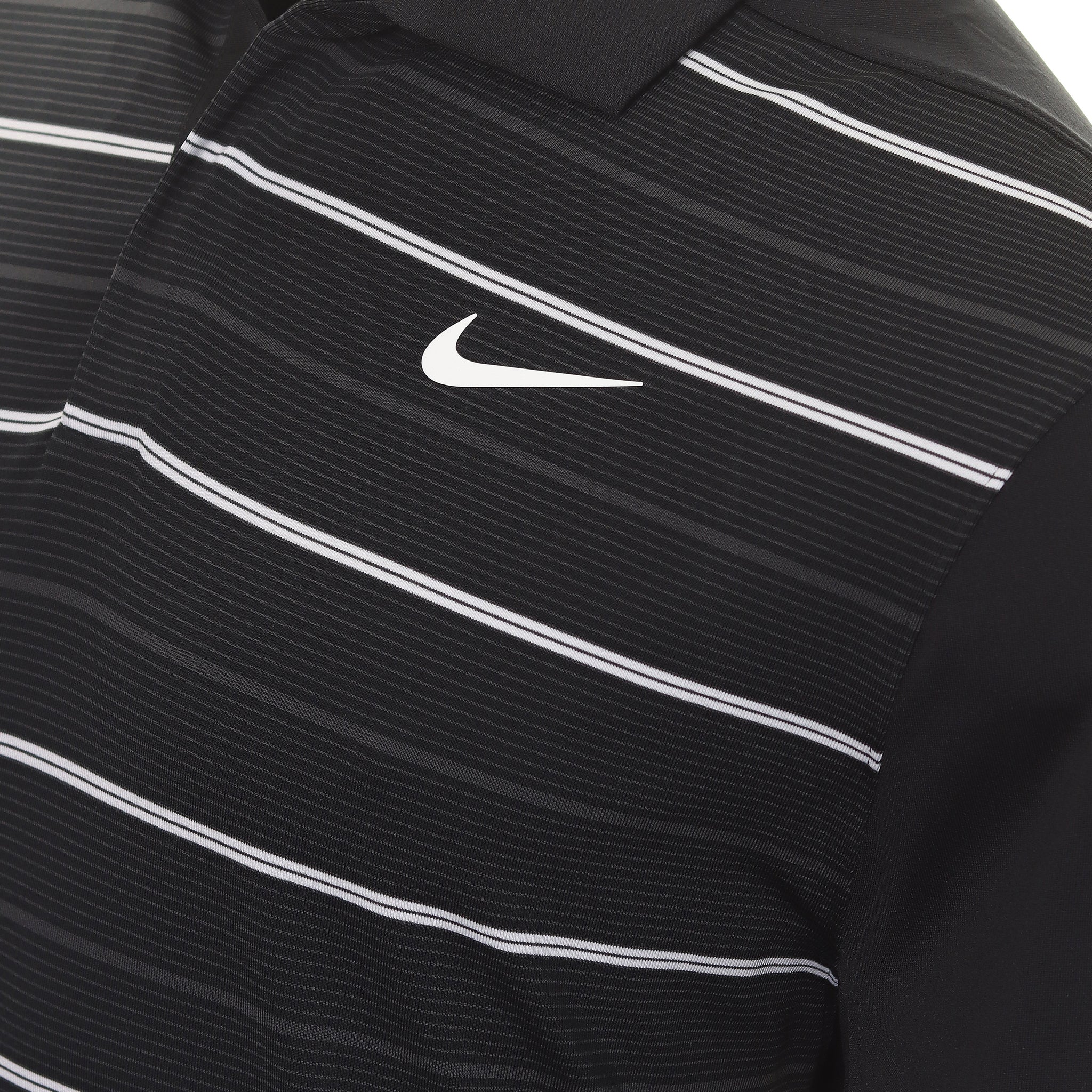 Nike Golf TW Dri-Fit Stripe Shirt DR5318 Black 010 | Function18 ...