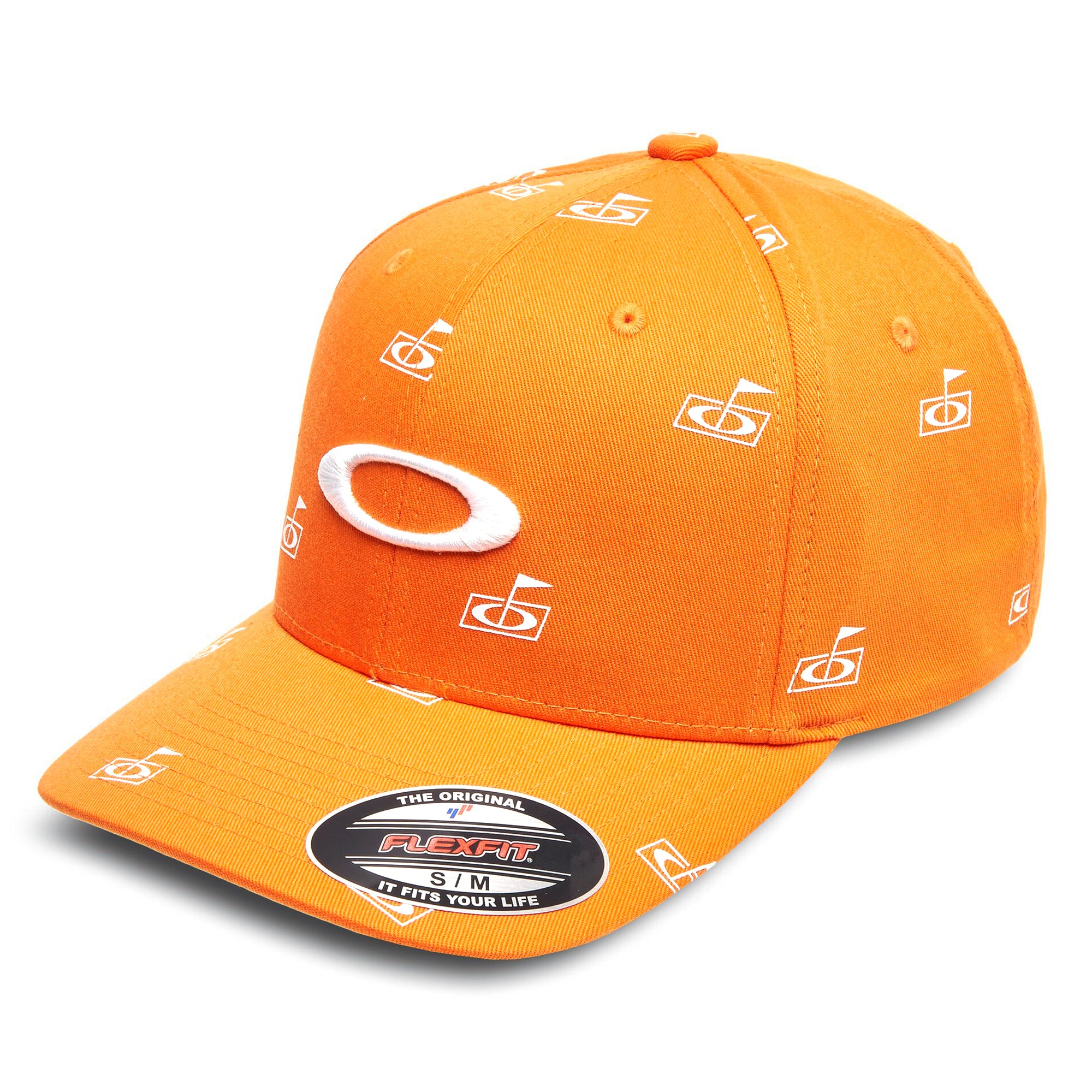 oakley-flag-print-golf-cap-901211-soft-orange-73k
