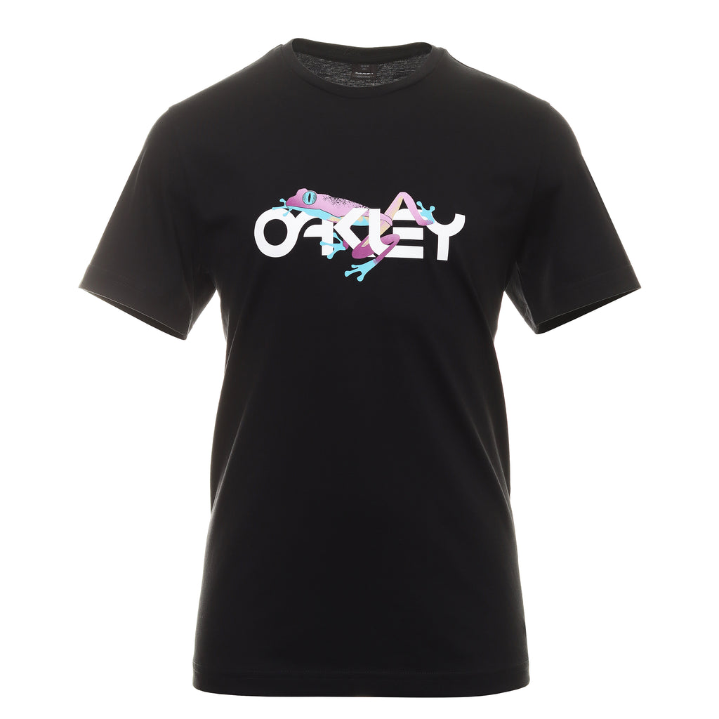 T-Shirt Oakley Retro Frog B1B - Blackout - men´s 