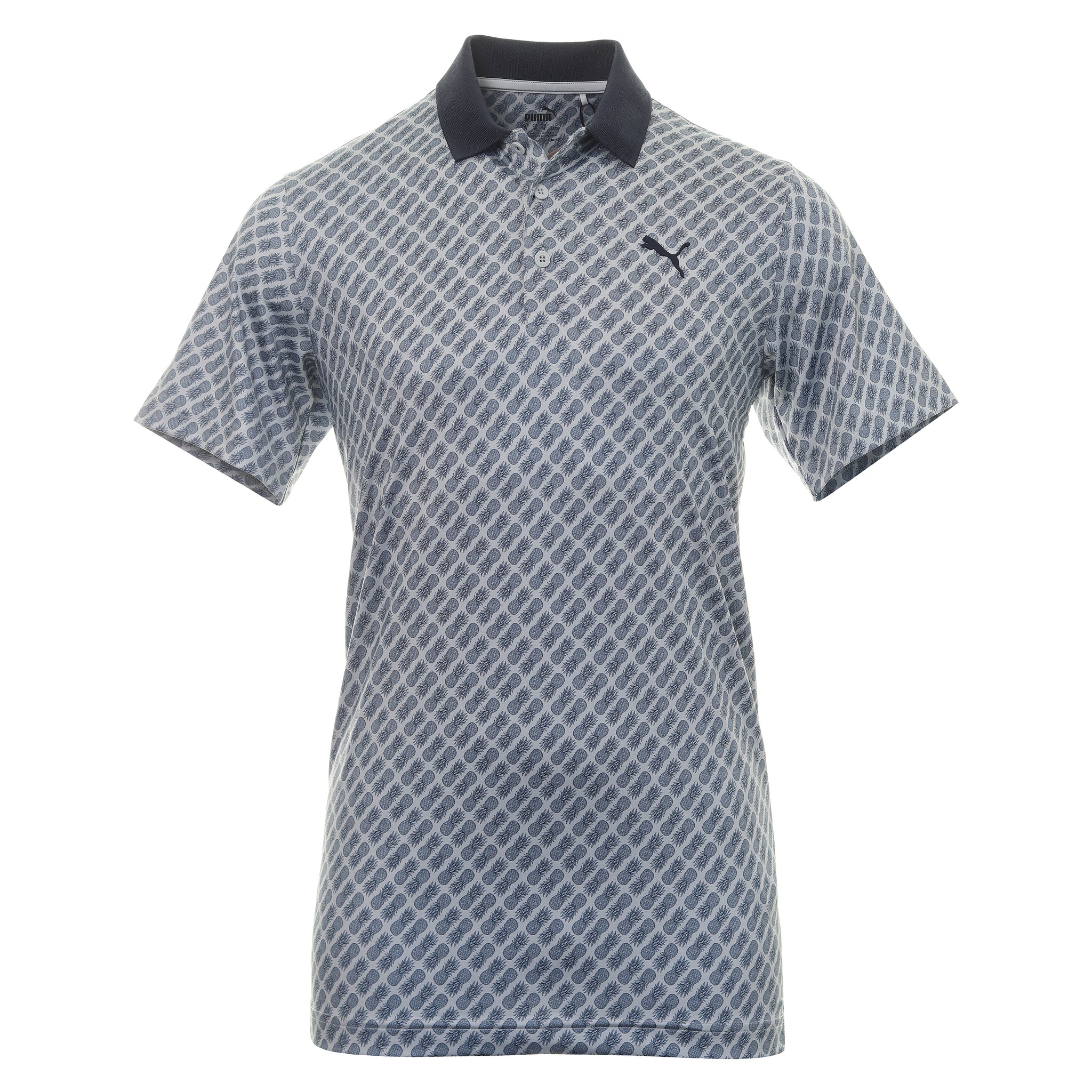 Puma Golf Pineapples Polo Shirt 538992 Navy Blazer 03 | Function18 ...