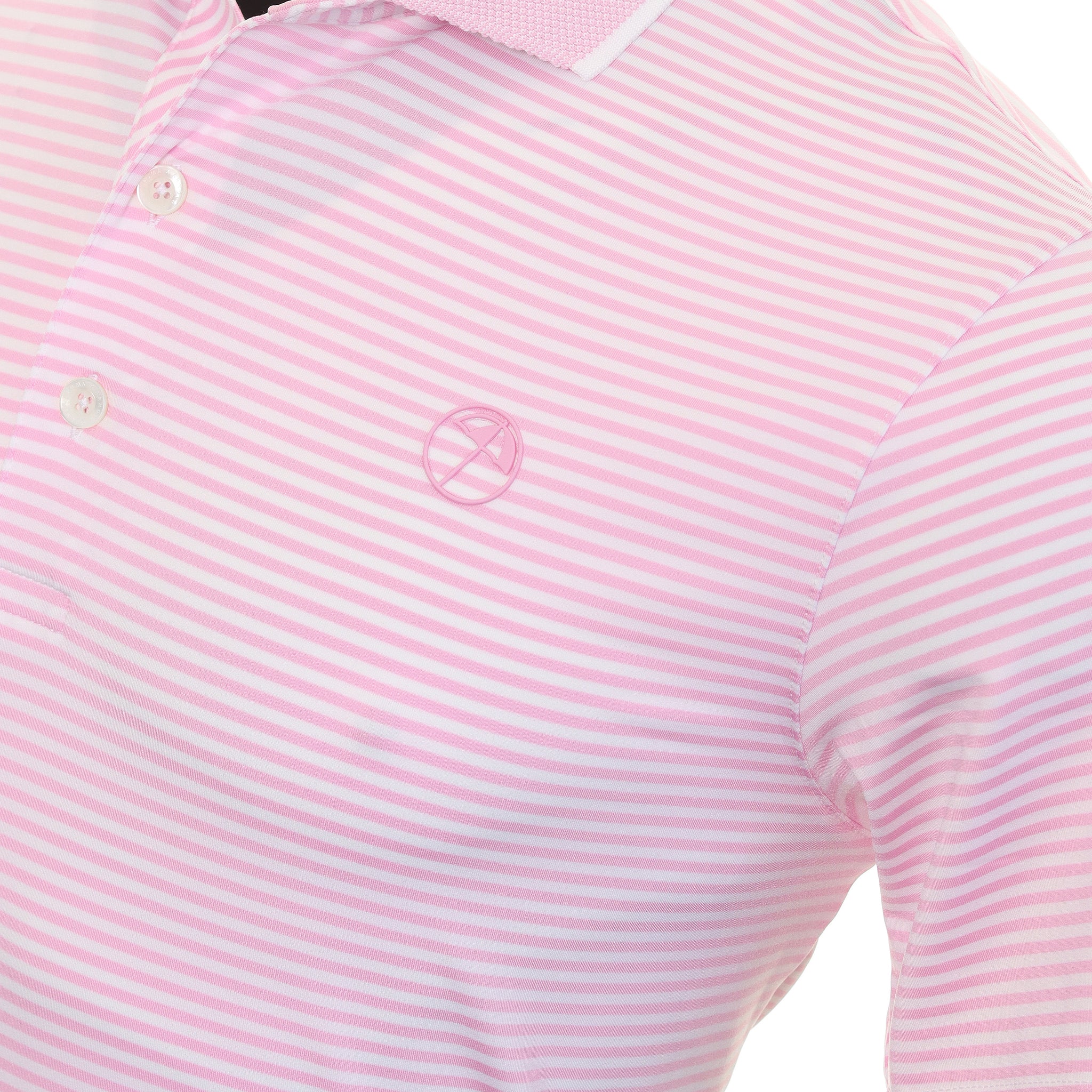 Puma Golf X Arnold Palmer Traditions Shirt 537482 Pale Pink Bright