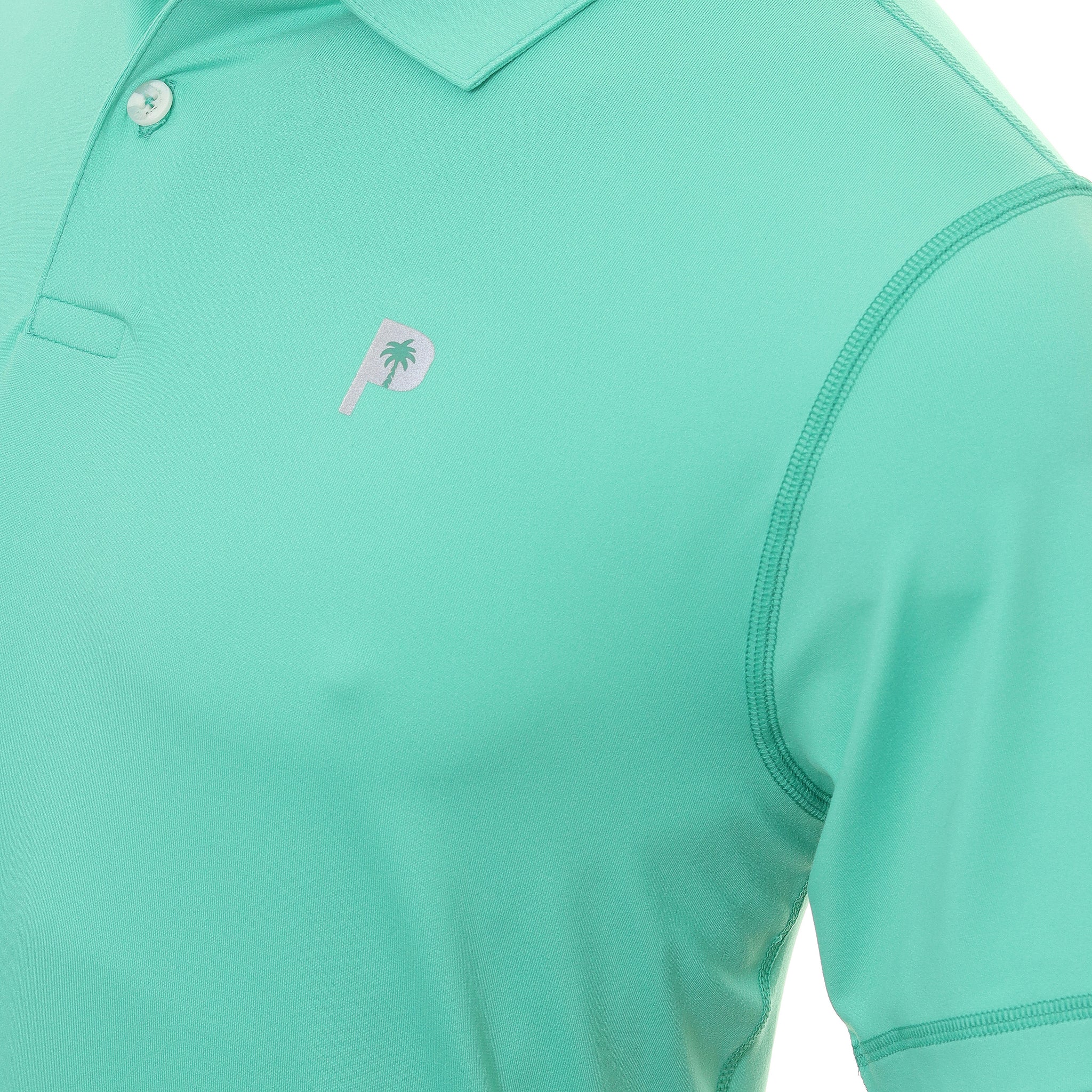 Green puma deals golf shirt