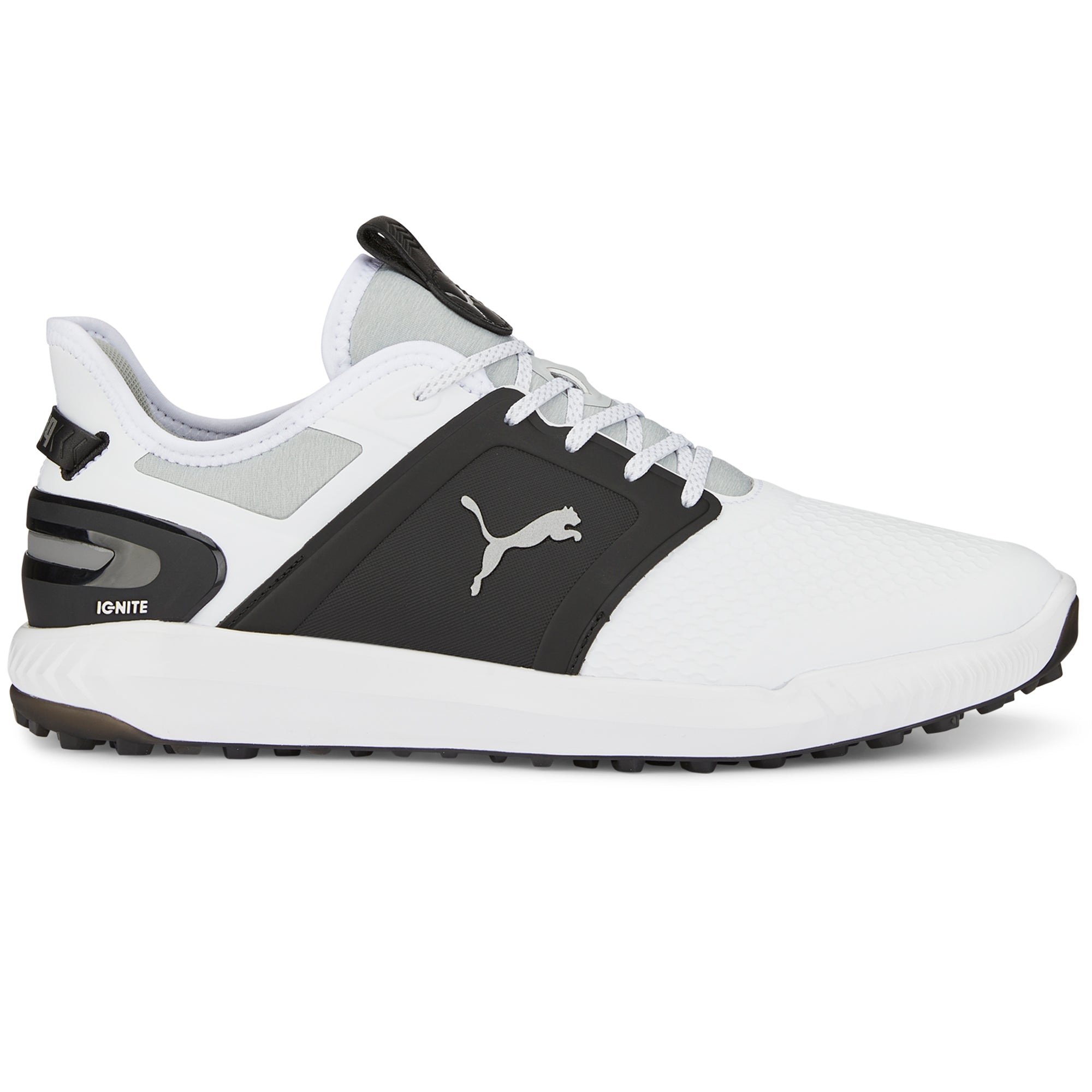 Puma Ignite Elevate Golf Shoes White/Black/Silver 06