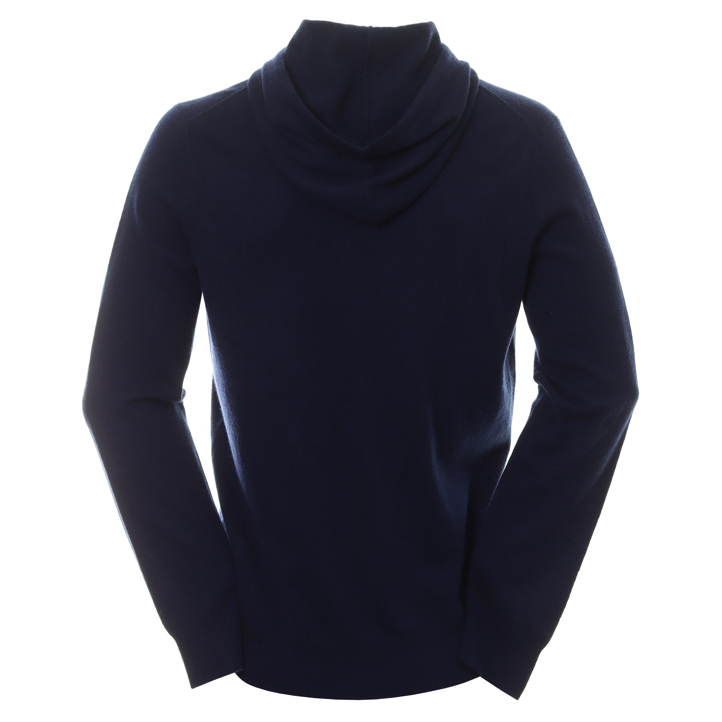 Louis Vuitton® D-ring Detail Cashmere Polo Pullover Blue Grey