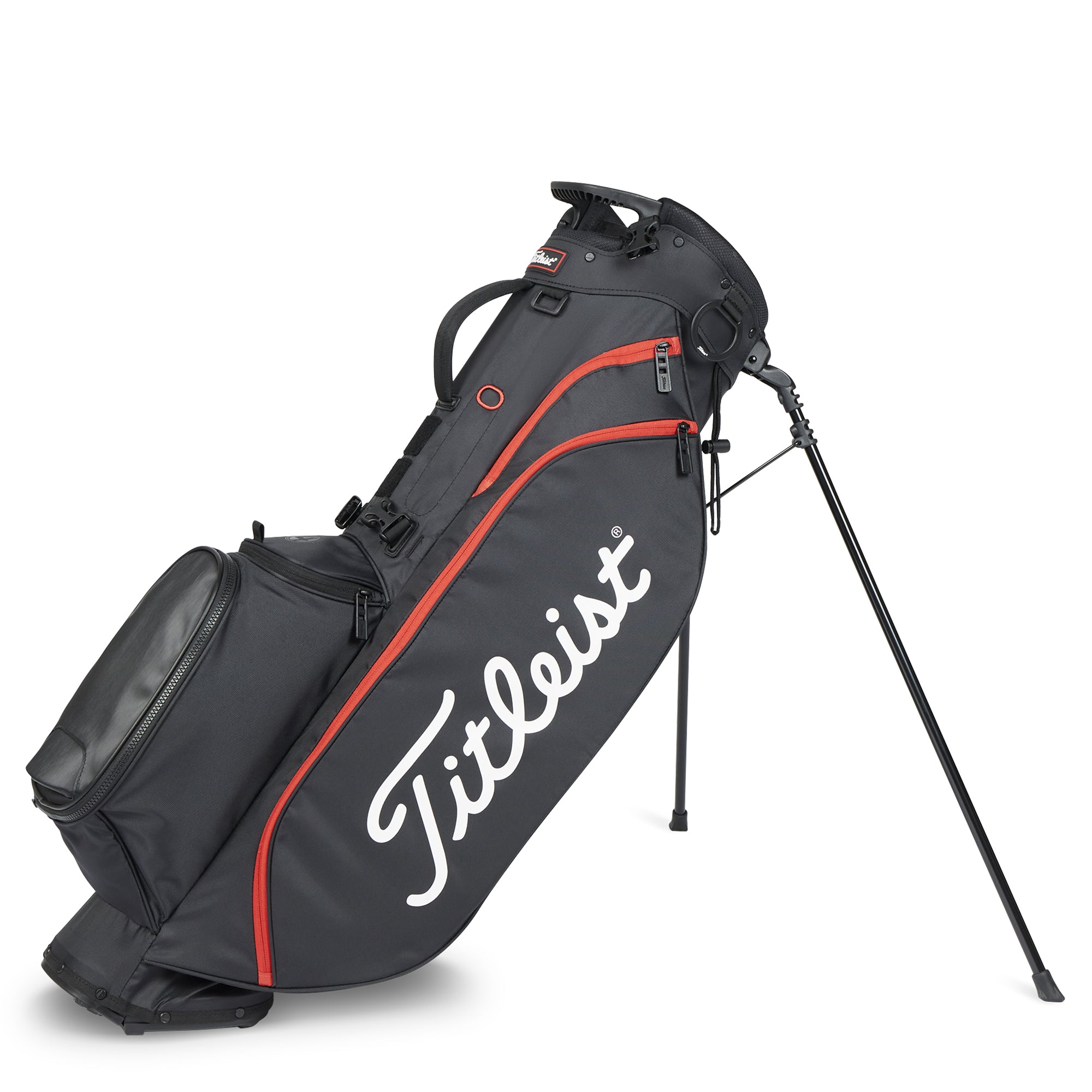 Titleist Players 4 Stand Bag TB23SX4-006 Black Black Red 006 & Function18