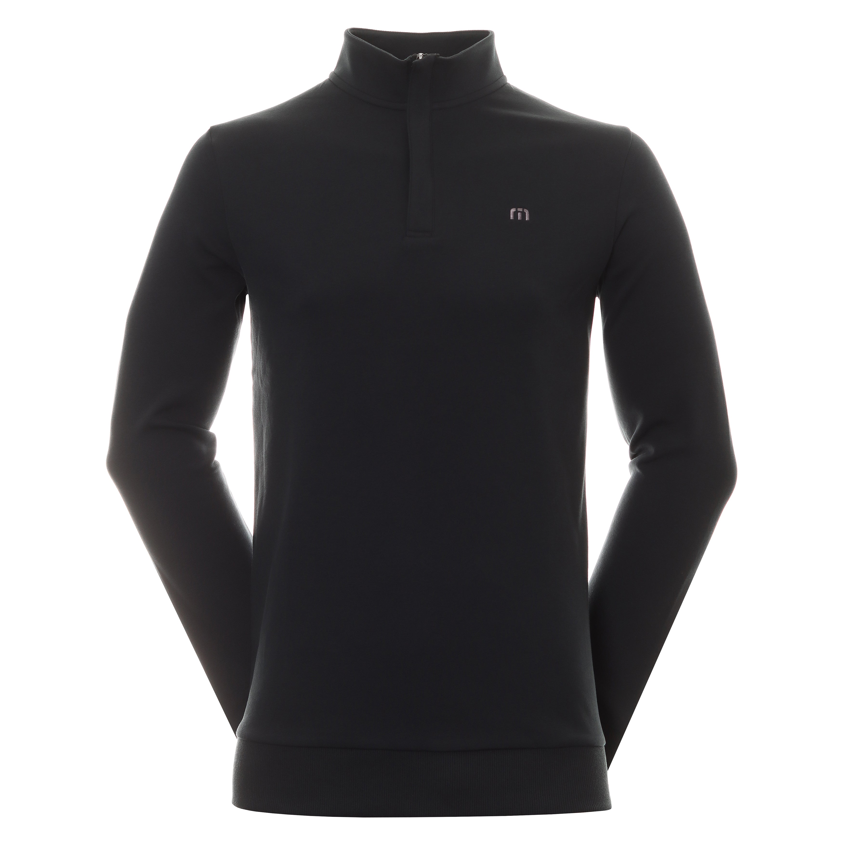 TravisMathew Cloud 2.0 1/4 Zip 1MS309 Black & Function18