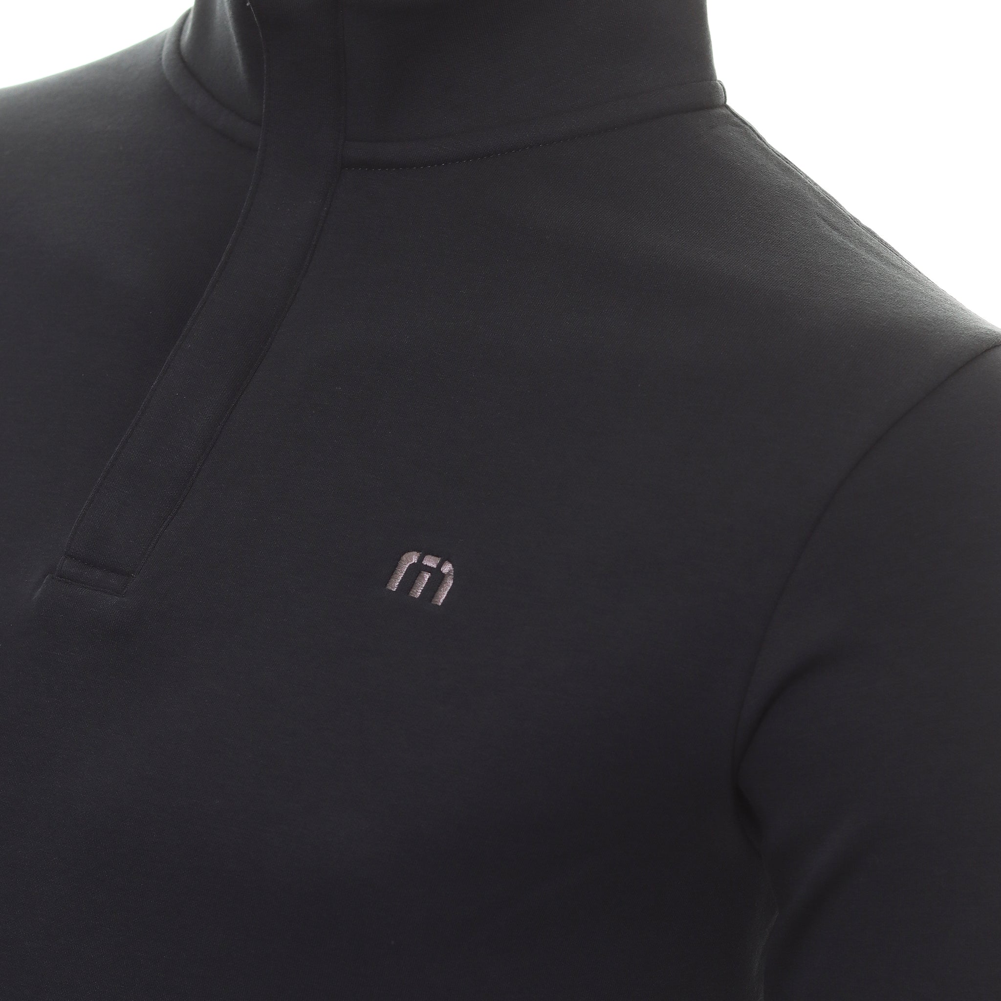 TravisMathew Cloud 2.0 1/4 Zip 1MS309 Black & Function18