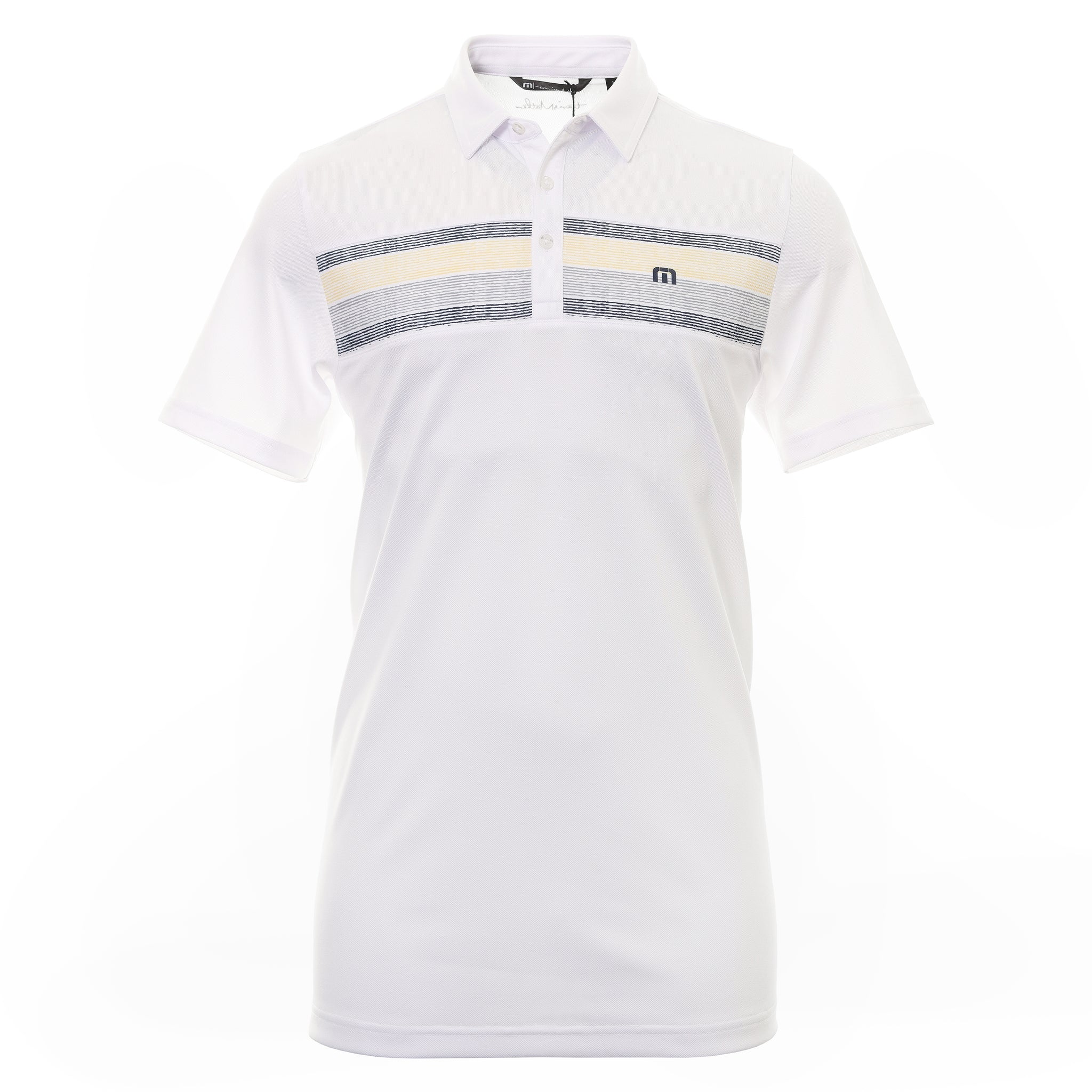 TravisMathew Los Cabos Polo Shirt 1MY132 White & Function18 | Restrictedgs