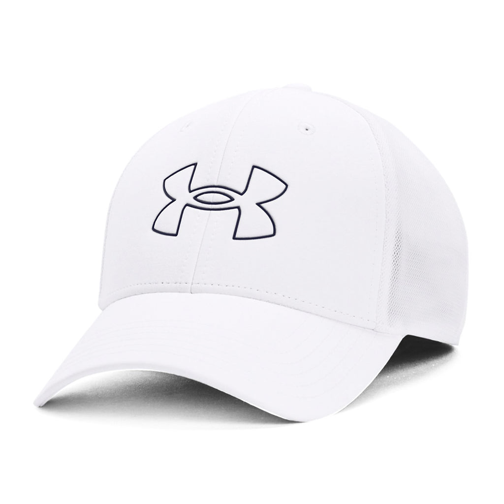 Under Armour Men's Iso-Chill Driver Mesh Adjustable Cap White/Blue