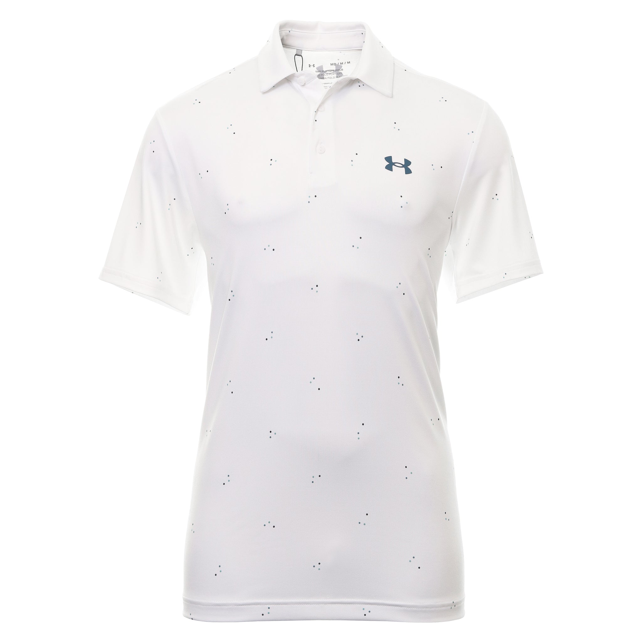 Under Armour Men's Playoff 3.0 Golf Polo, XXL, Pink Fizz/White