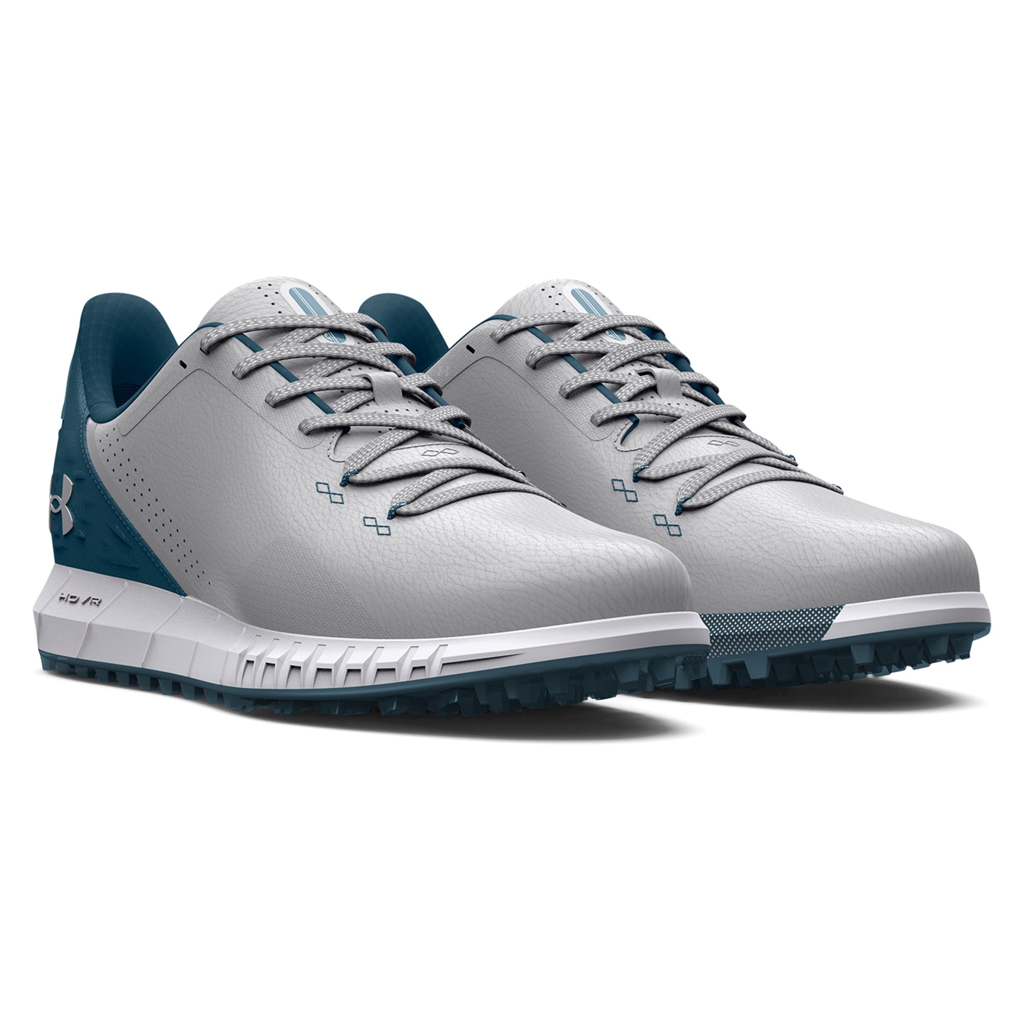 Under Armour HOVR Drive 2 SL Golf Shoes 3025079 Halo Grey Static Blue ...