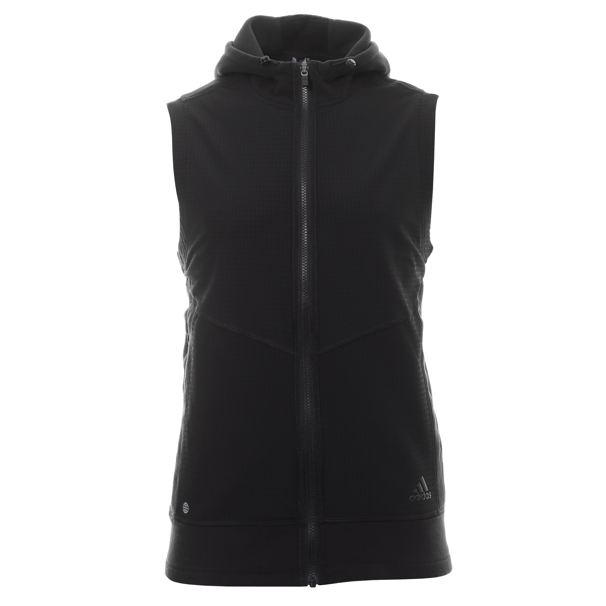 adidas Golf Hooded Full Zip Vest HF6566 Black | Function18 | Restrictedgs